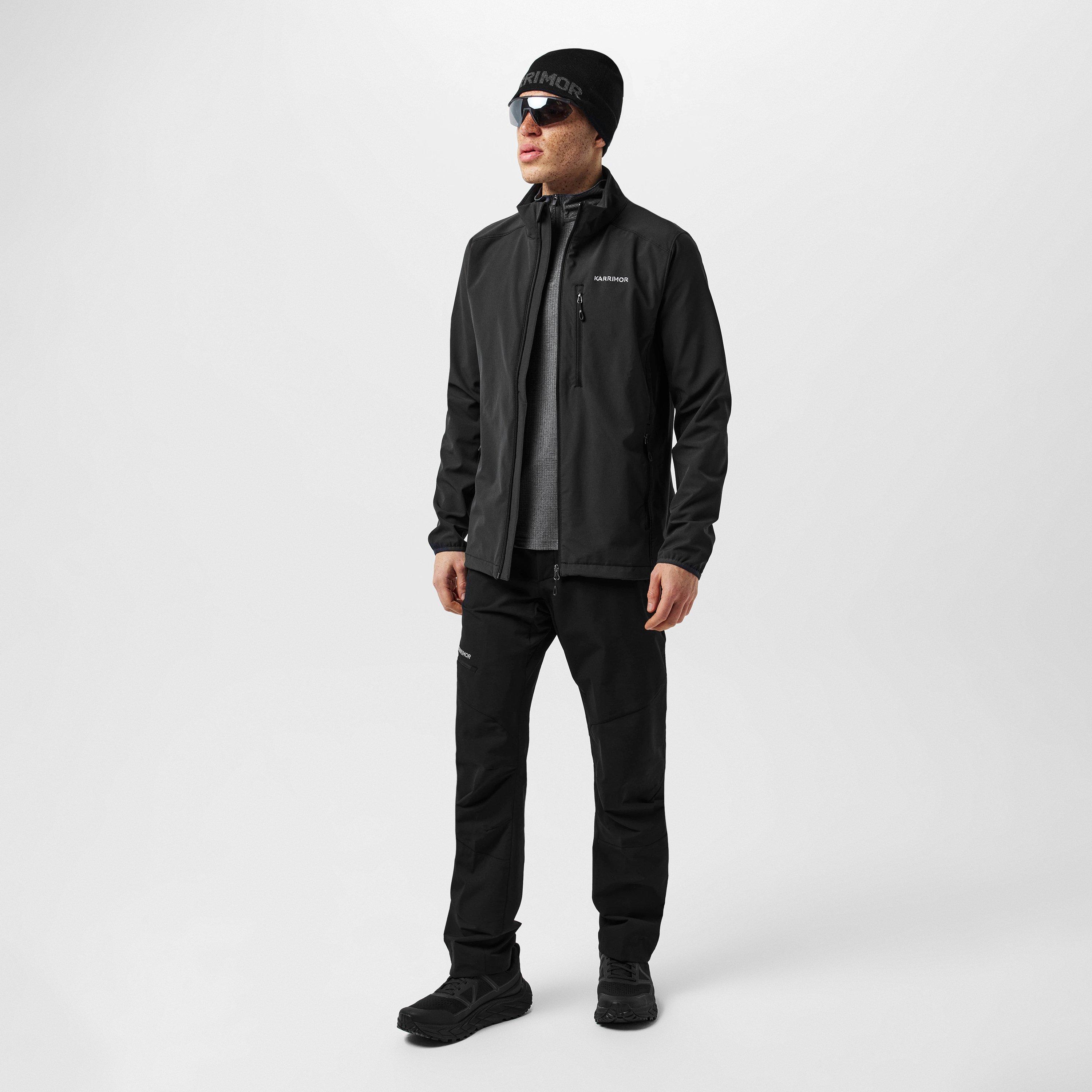 Negro - Karrimor - Windproof Water-Repellent Long Sleeve Softshell Jacket - 7