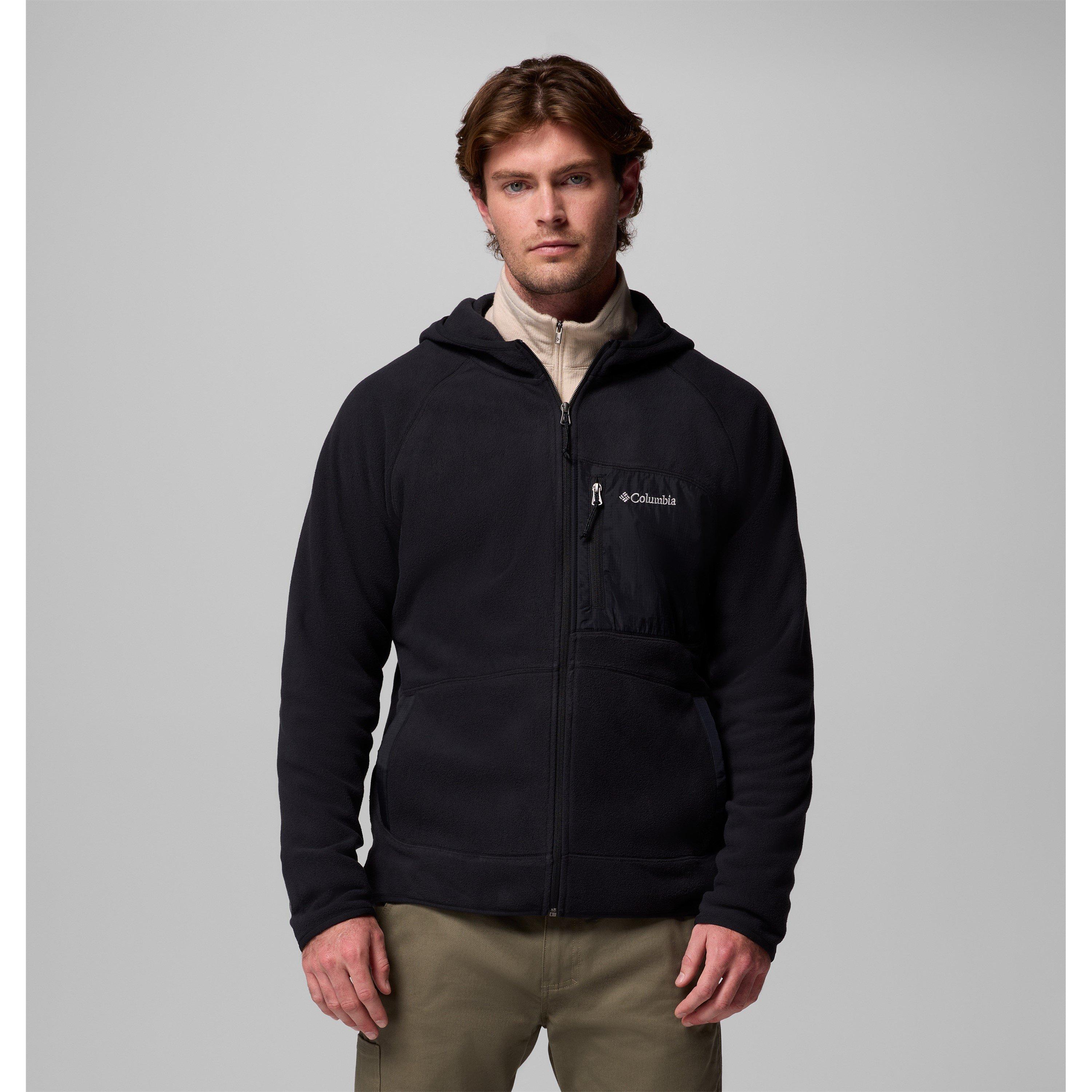 Zwart - Columbia - Fast Trek Hooded Fleece Mens - 2