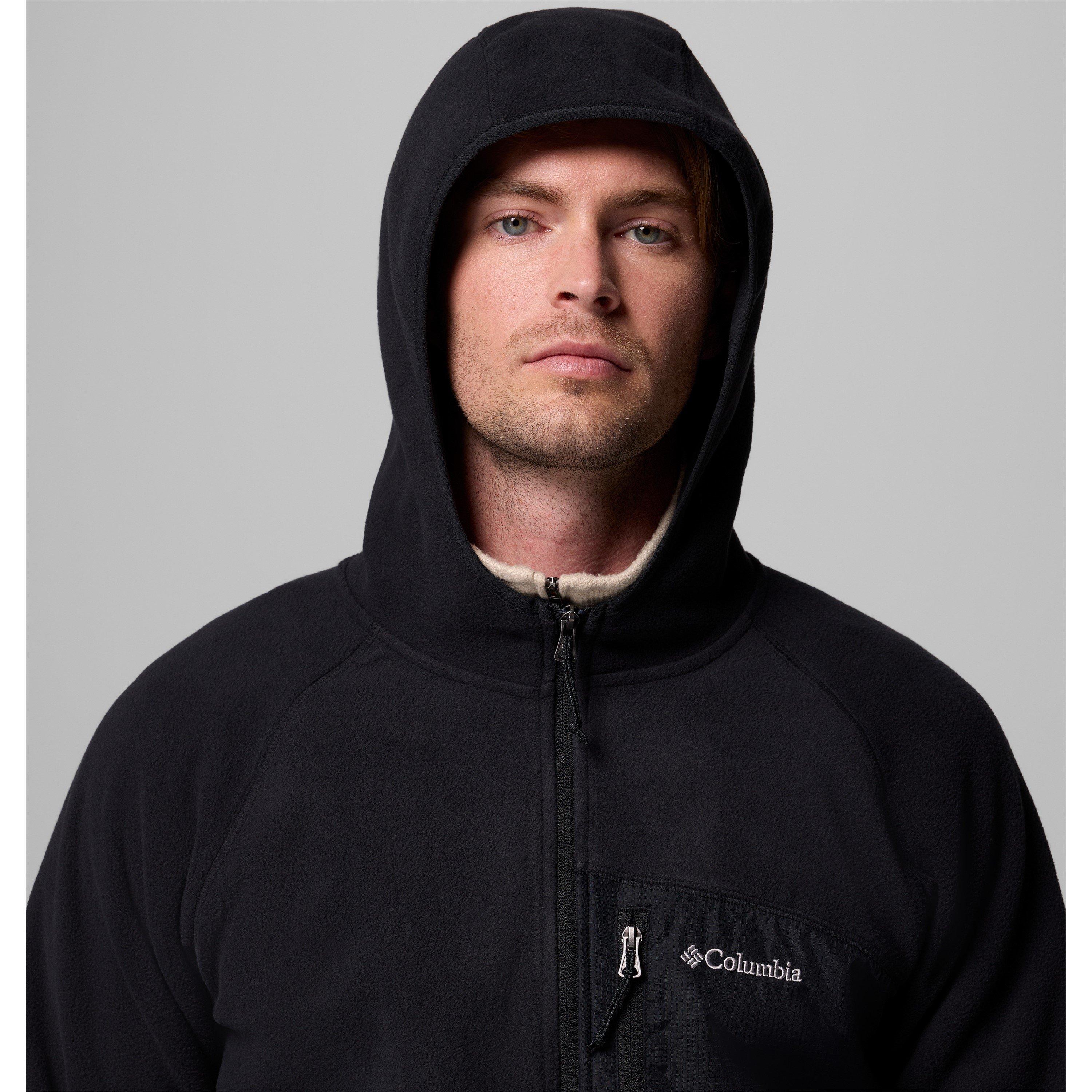 Zwart - Columbia - Fast Trek Hooded Fleece Mens - 6