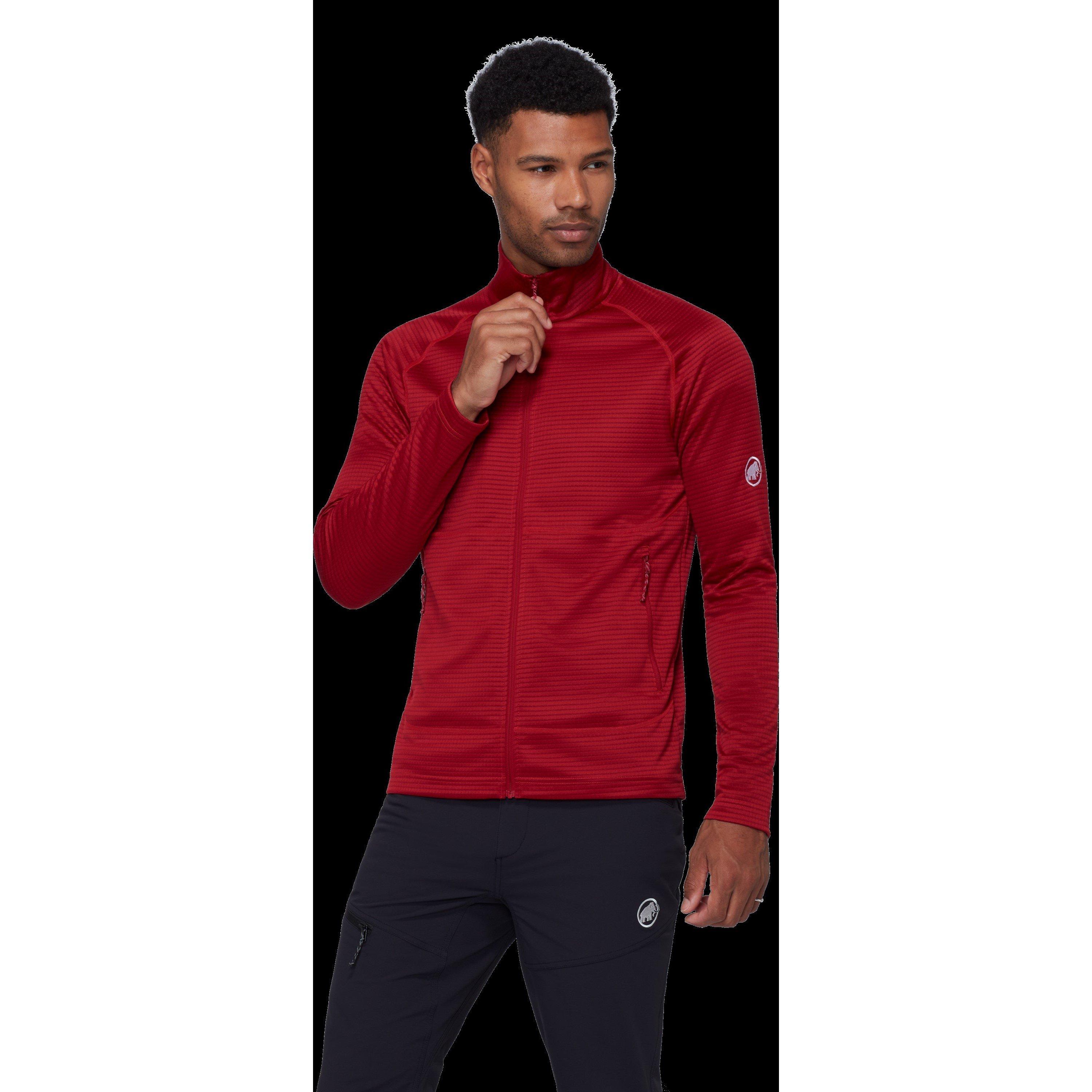 Red - Mammut - Men's Full Zip Fleece - 3