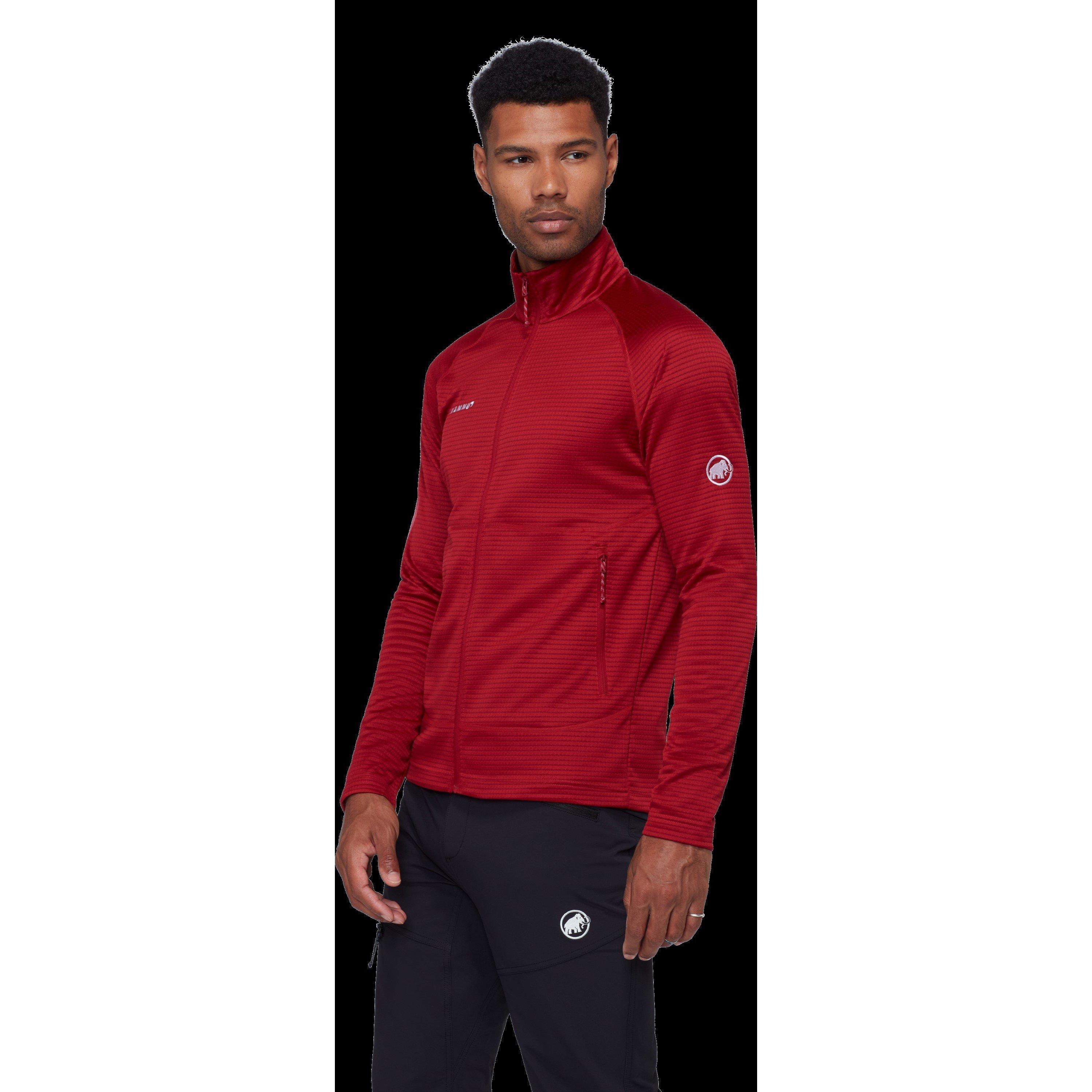 Red - Mammut - Men's Full Zip Fleece - 4