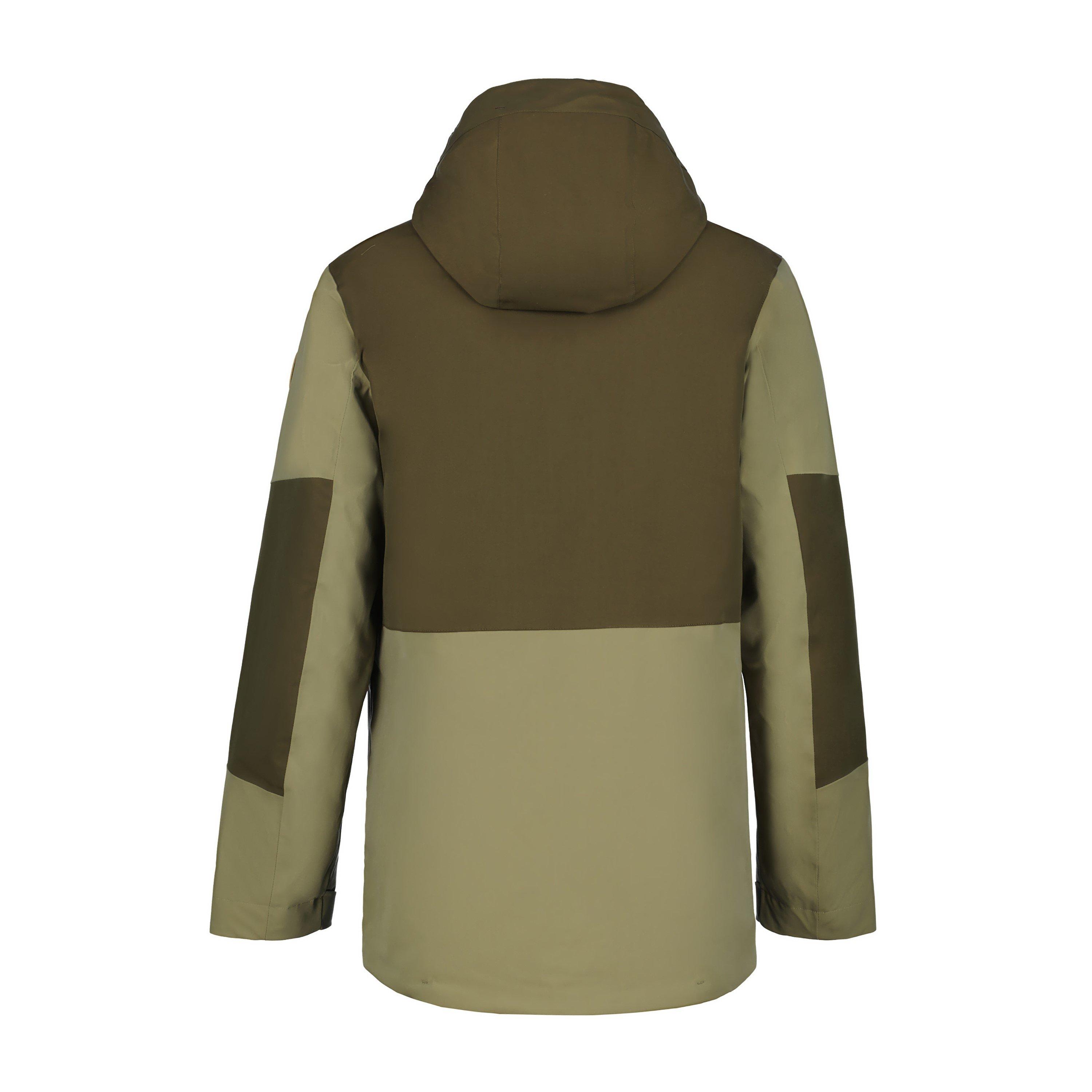 Mørk Oliven - Icepeak - Midvale Waterproof 3-in-1 Jacket - 2