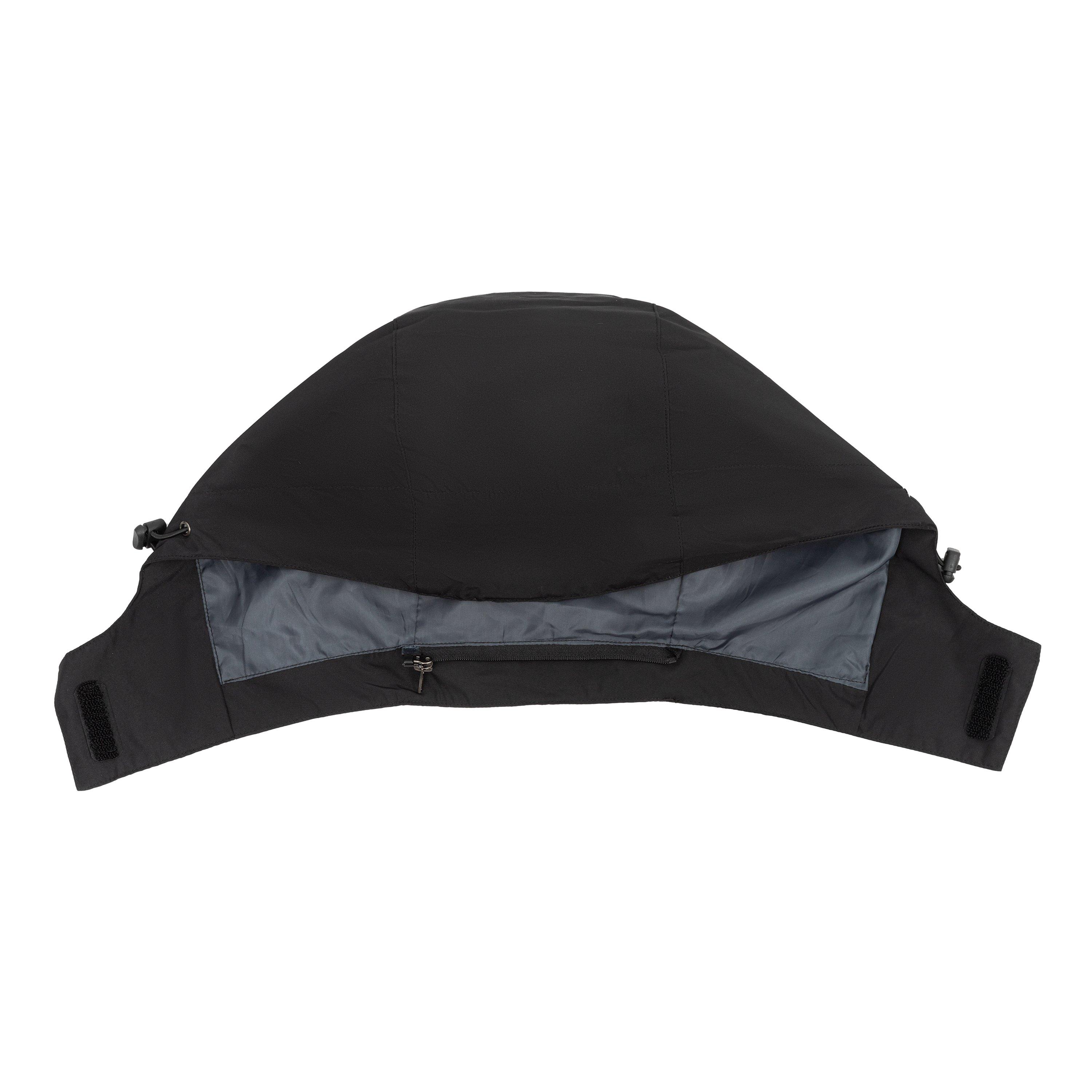 Black - Gelert - Men's 3-in-1 Waterproof Windproof Detachable Hood Long Sleeve Jacket - 8