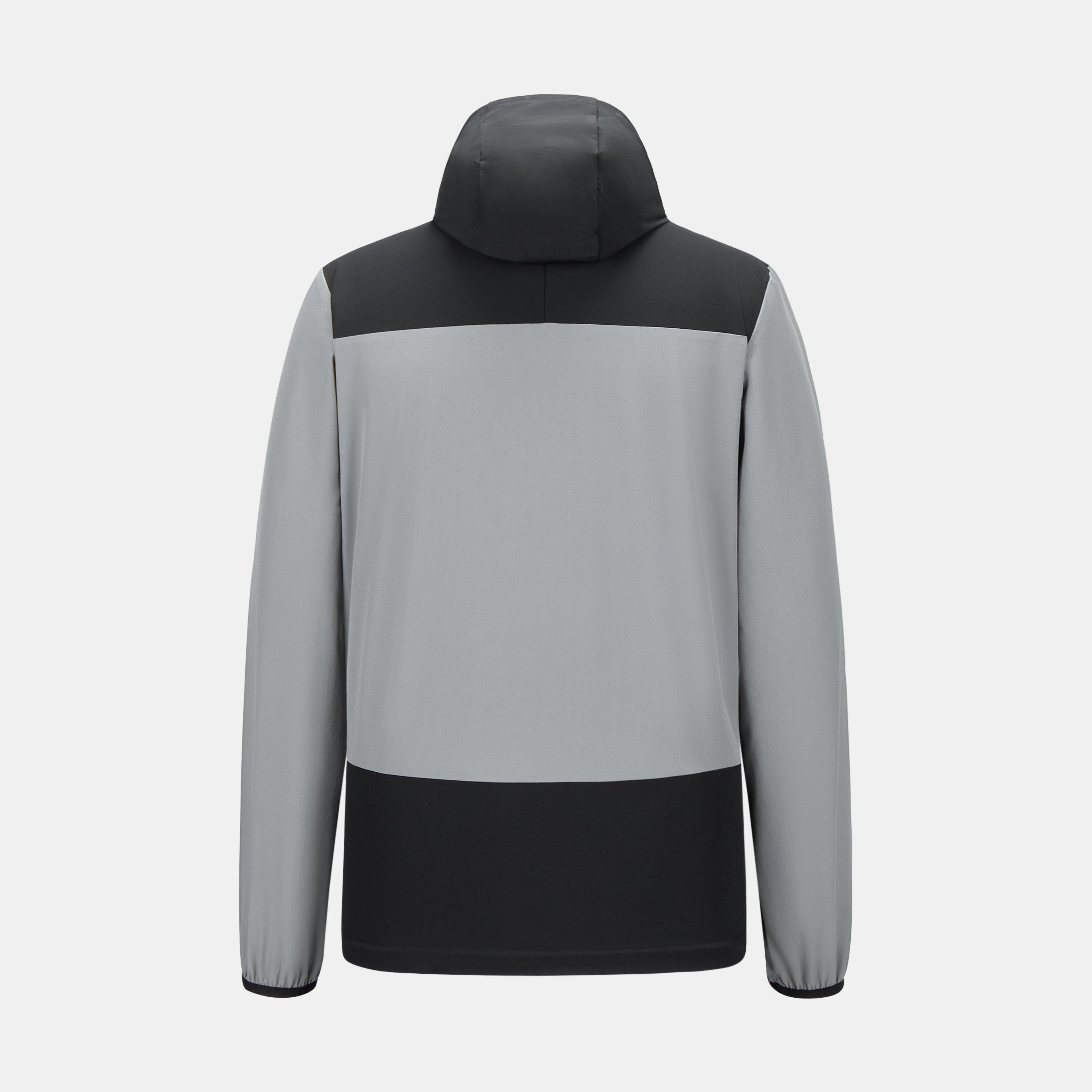 Grey/Black - Karrimor - Base Camp Windproof DWR Long Sleeve Softshell Jacket - 2