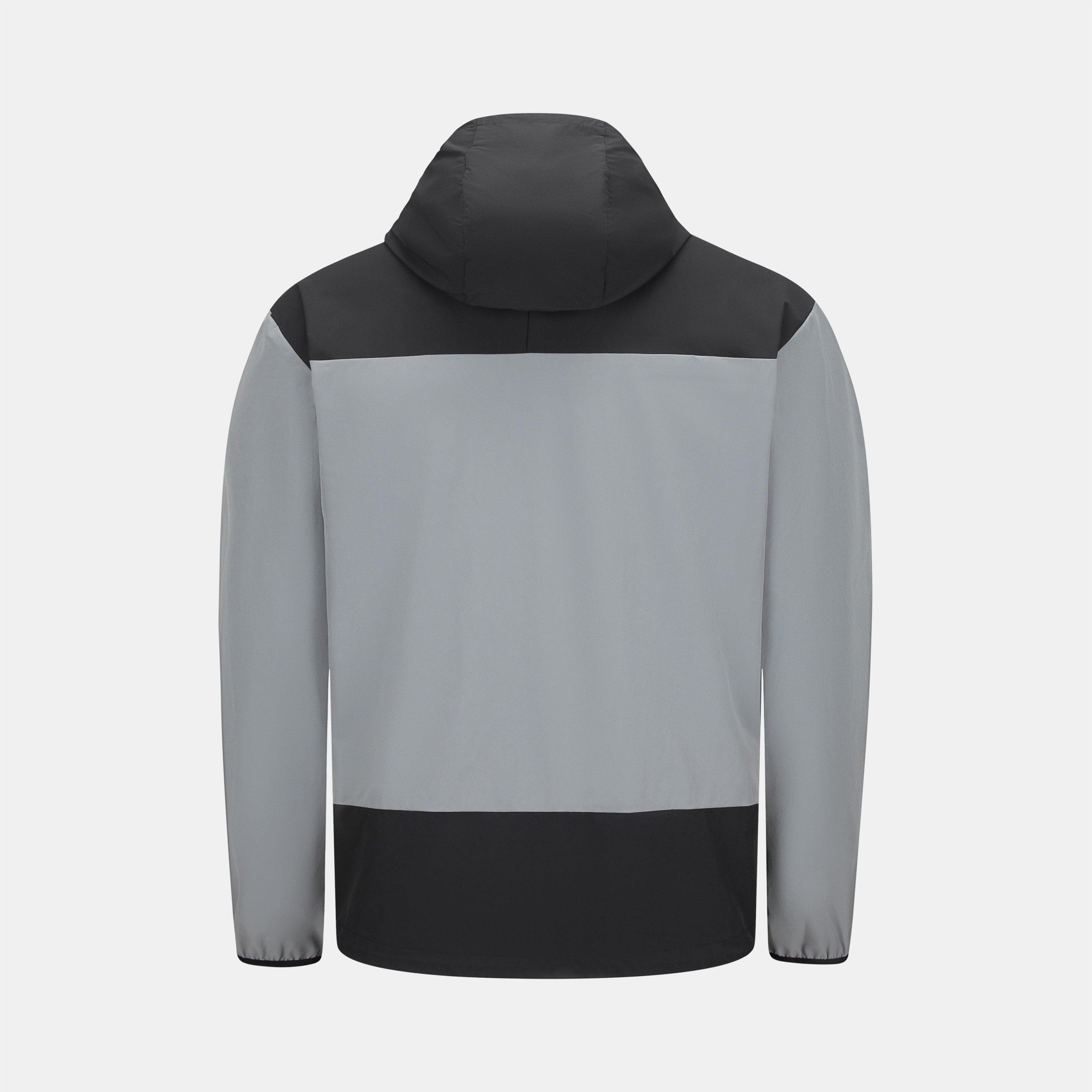 Grey/Black - Karrimor - Mens Base Camp Windproof DWR Long Sleeve Softshell Jacket - 2