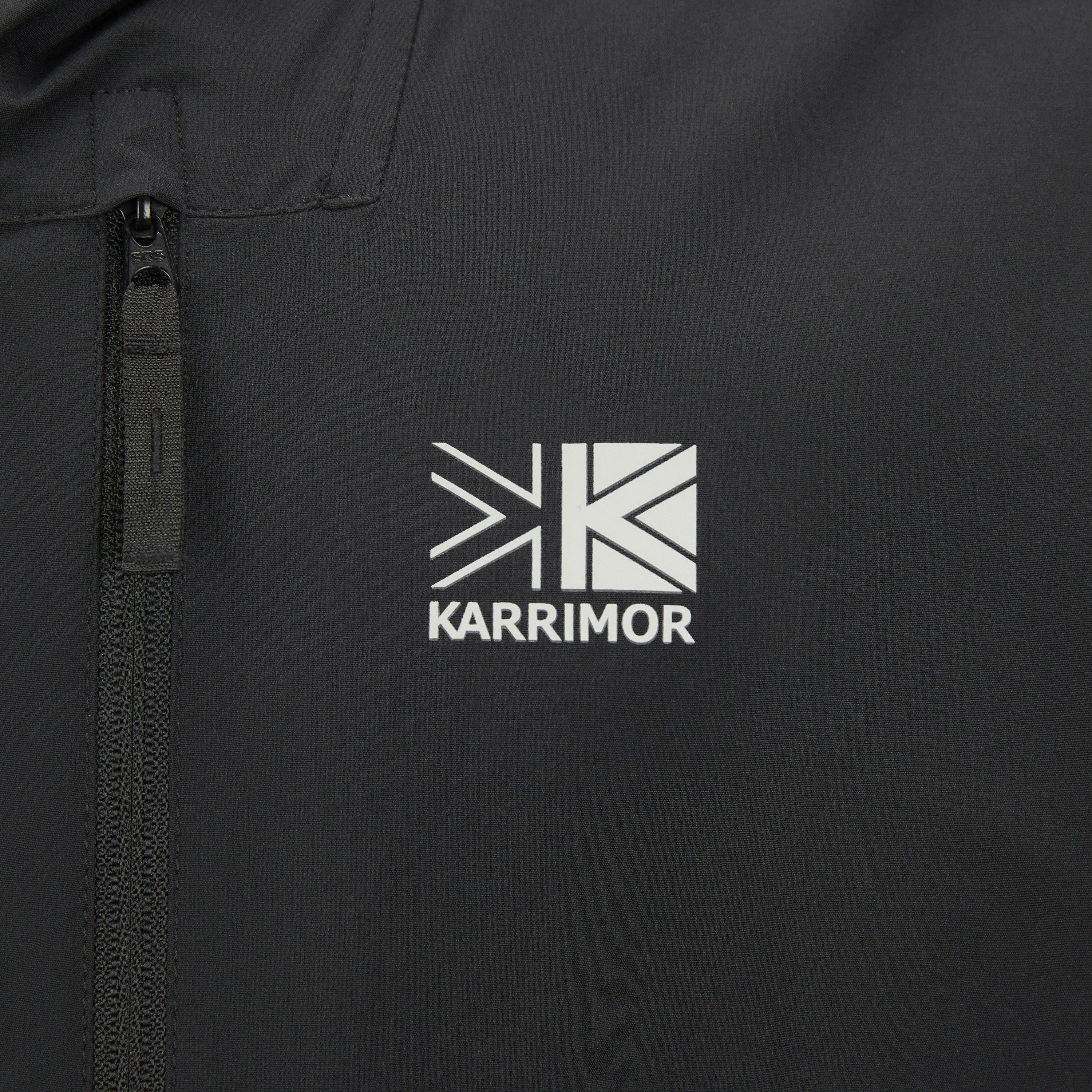 Grey/Black - Karrimor - Mens Base Camp Windproof DWR Long Sleeve Softshell Jacket - 4