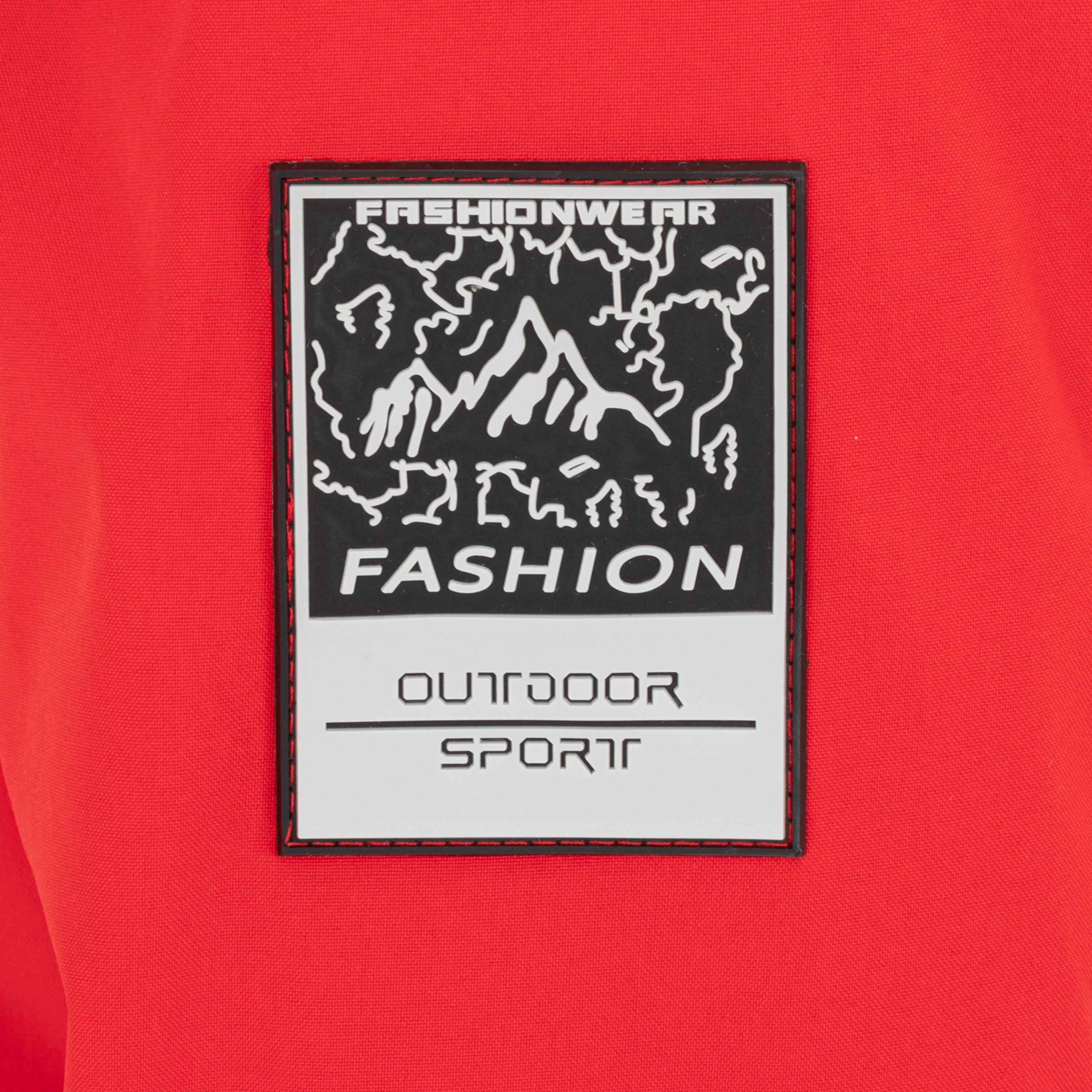 Red - Gelert - Men's 3-in-1 Windproof Fleece Lined Detachable Hood Long Sleeve Jacket - 7