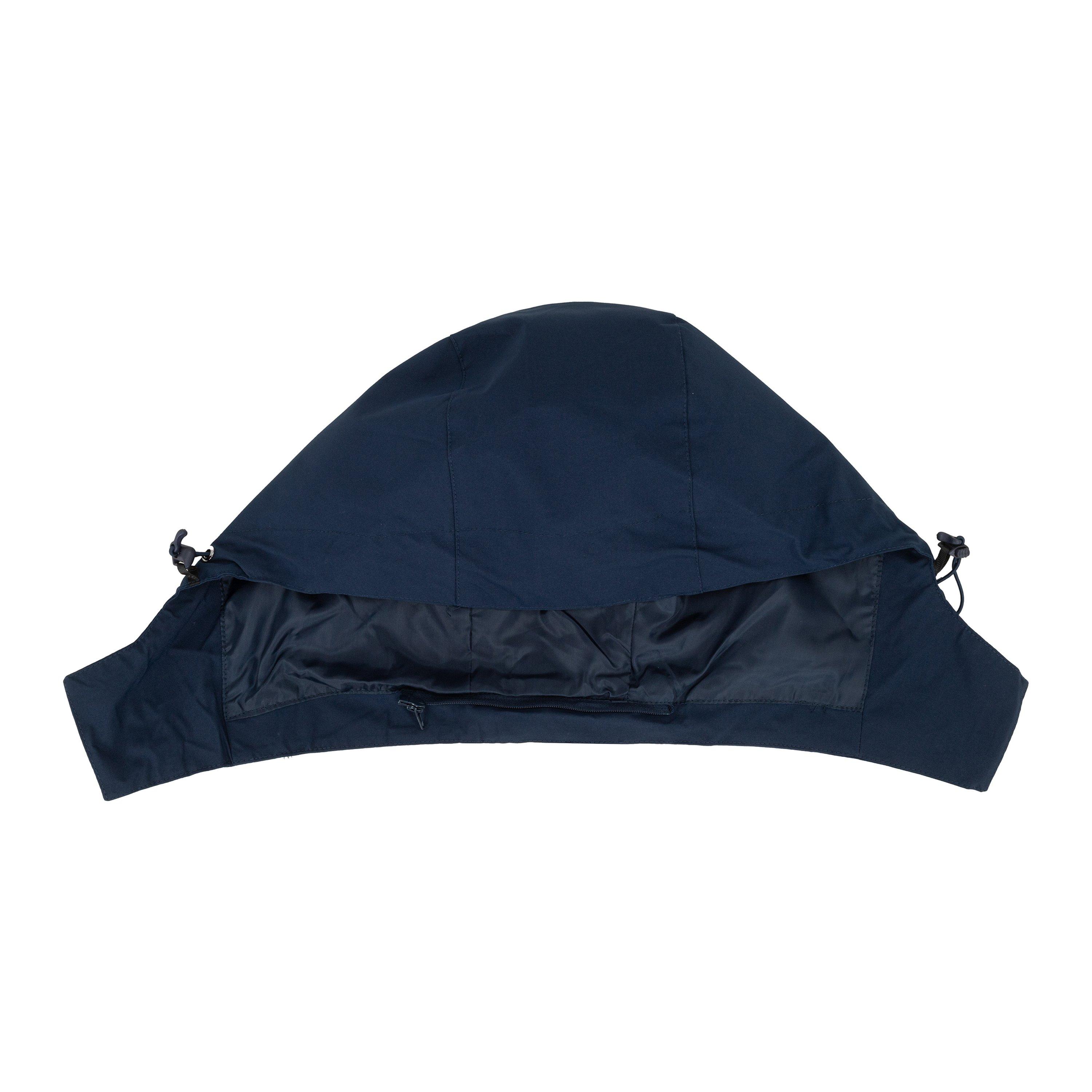 Navy - Gelert - Men's 3-in-1 Windproof Fleece Lined Detachable Hood Long Sleeve Jacket - 8