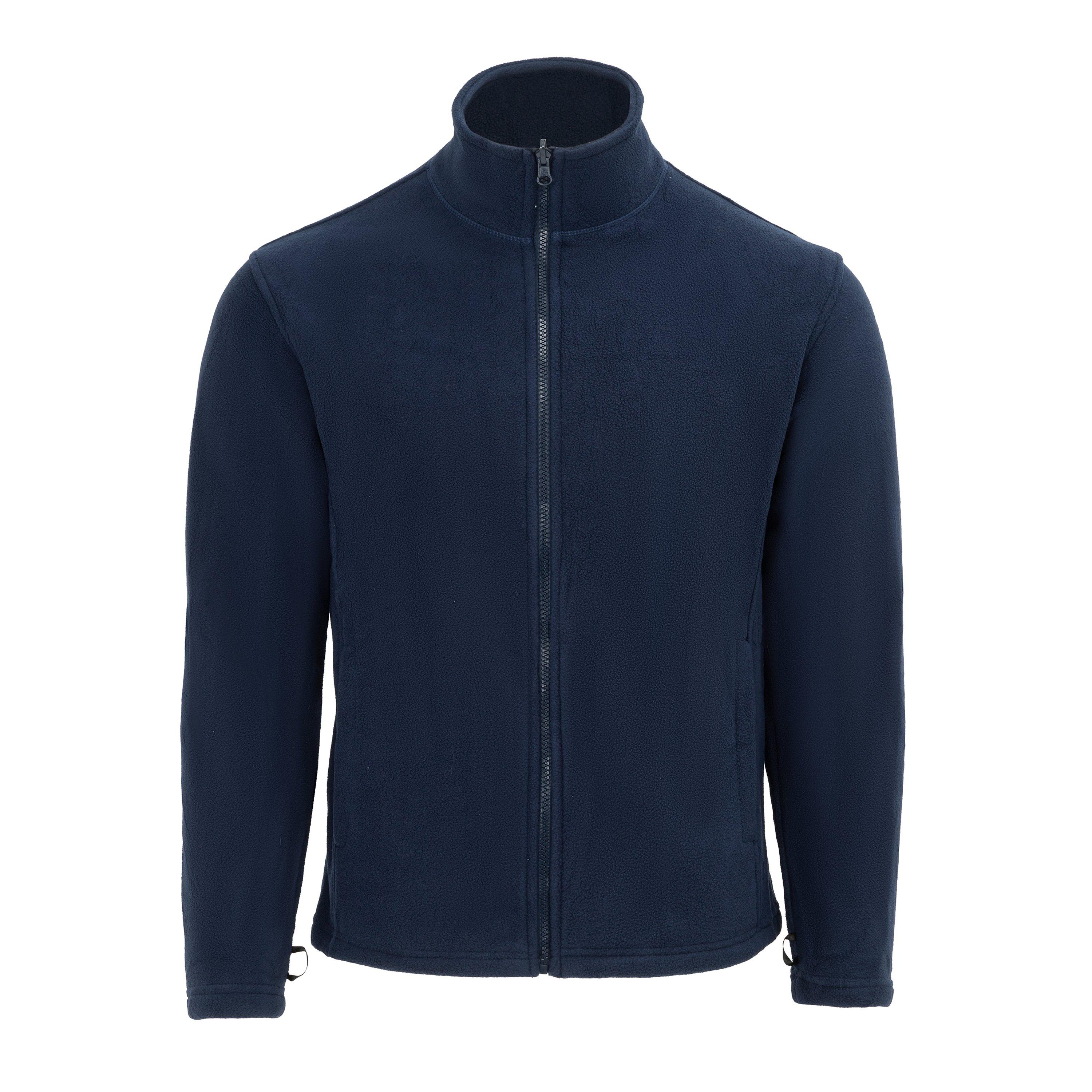 Navy - Gelert - Men's 3-in-1 Windproof Fleece Lined Detachable Hood Long Sleeve Jacket - 4