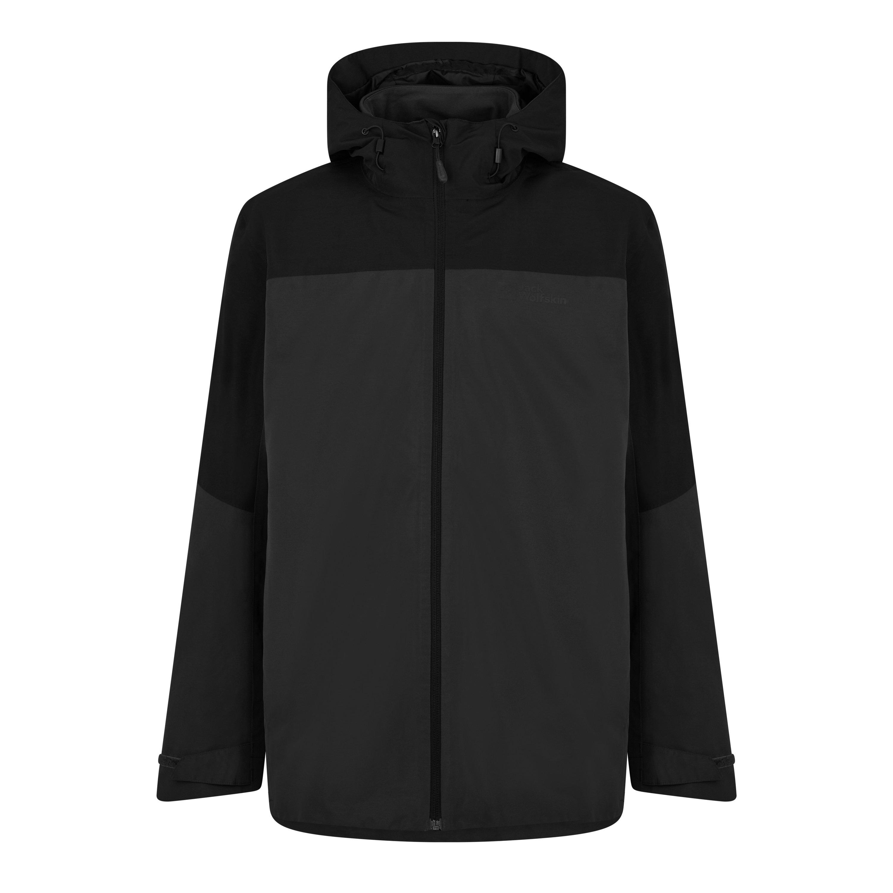 Sort - Jack Wolfskin - Glaabach Weatherproof 3-in-1 Jacket - 5