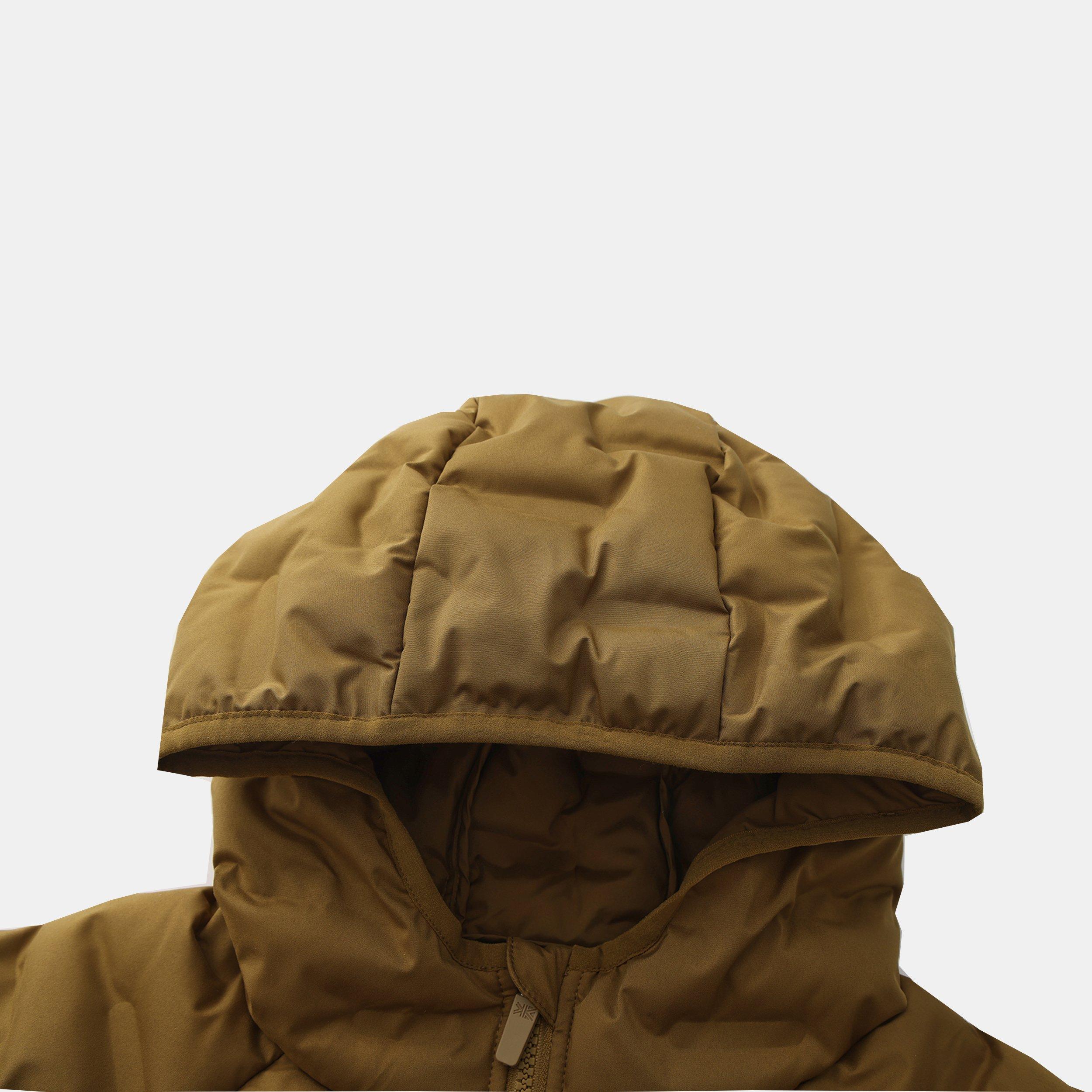 Brown - Karrimor - Men's Heat-Sealed Hooded Long Sleeve Full Zip Insulated Puffer Jacket - 4