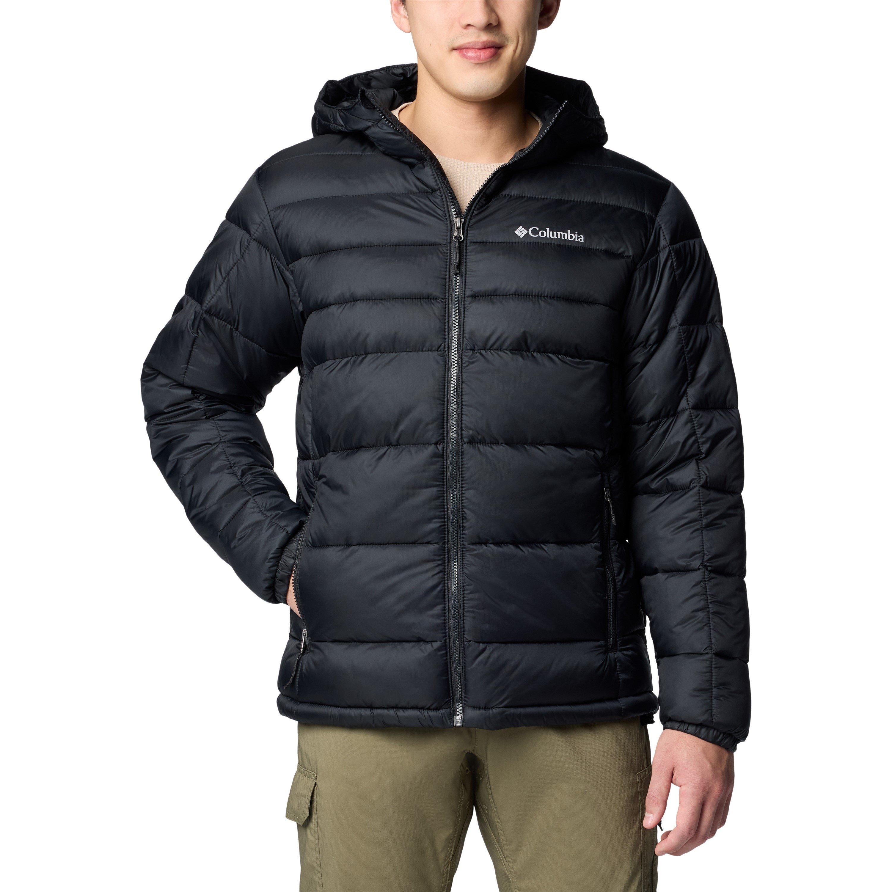 Black - Columbia - Men's Buck Butte Water-Resistant Faux Down Insulated Puffer Jacket - 1