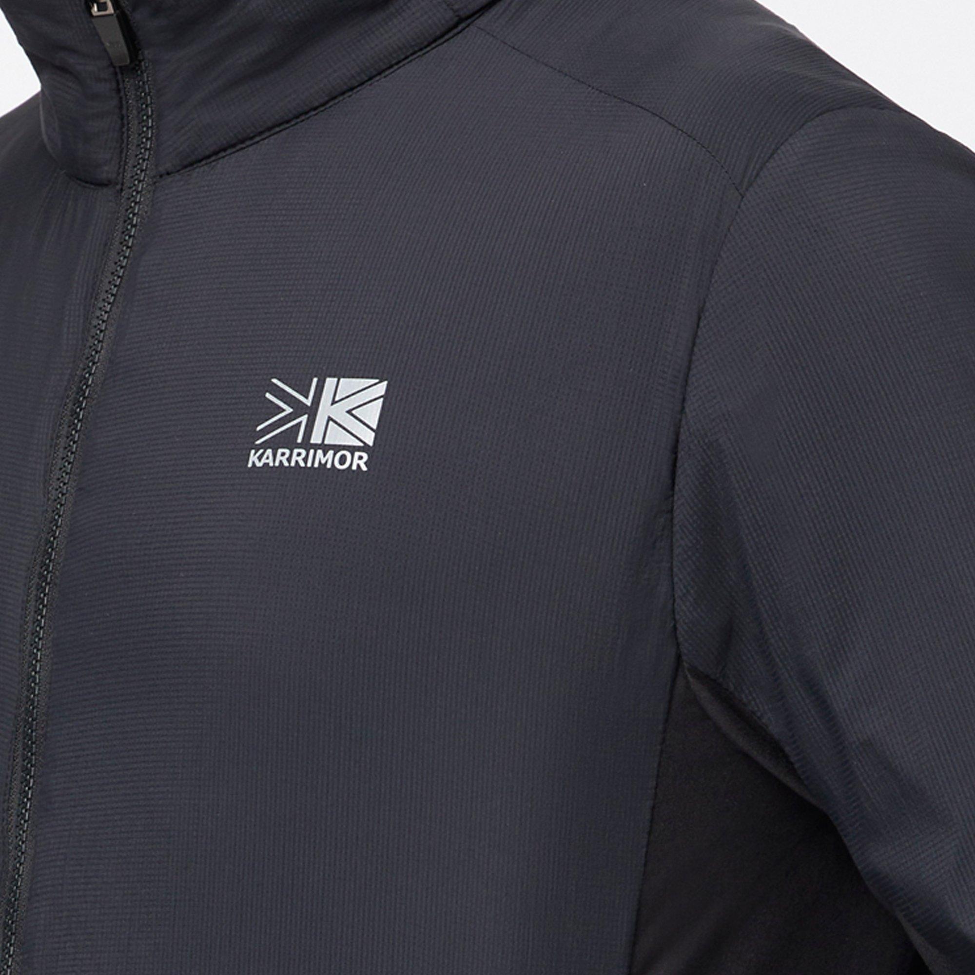 Schwarz - Karrimor - Men's  Hybrid Windproof Long Sleeve Insulated Puffer Jacket - 4