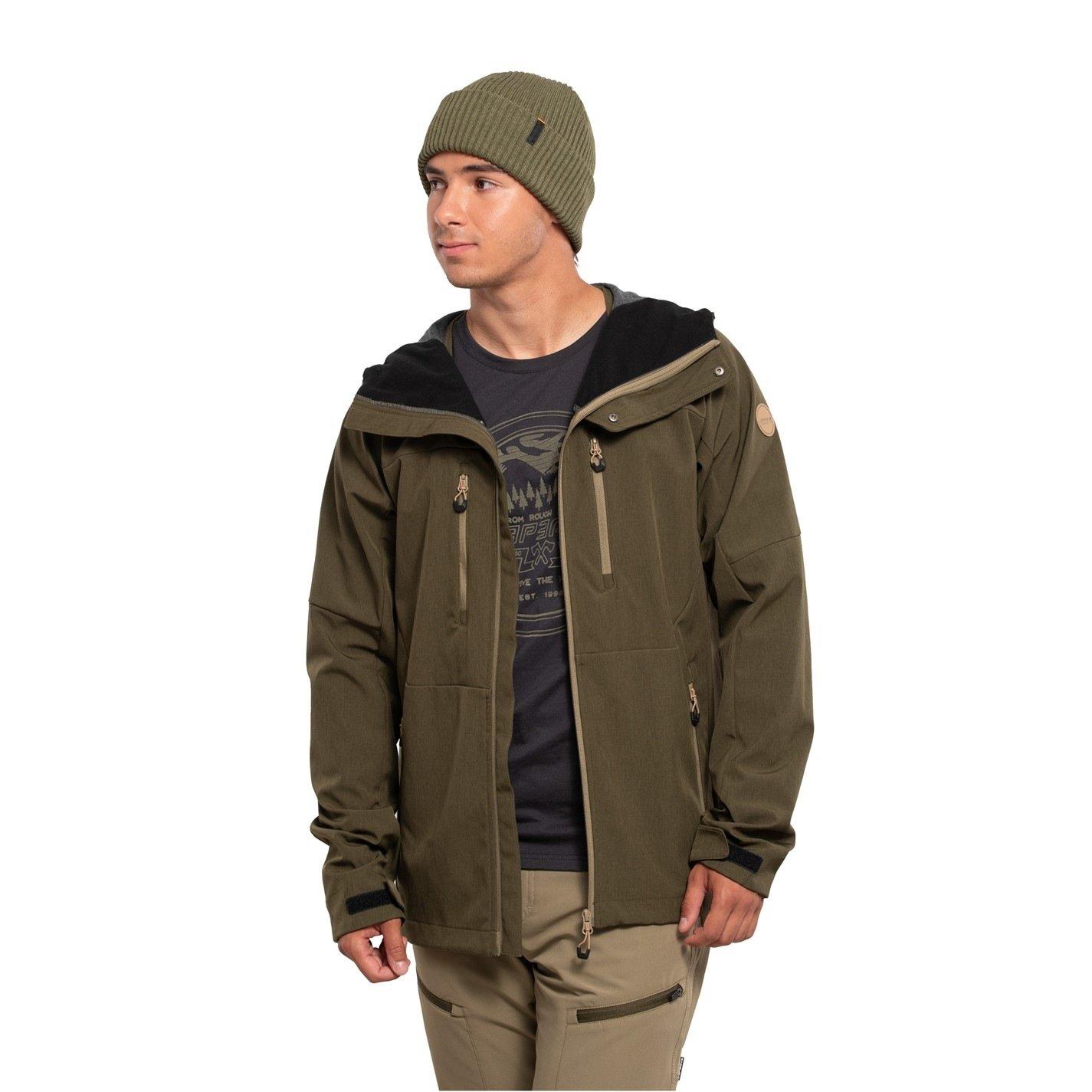Dark Olive - Icepeak - Montrose Softshell Jacket - 2