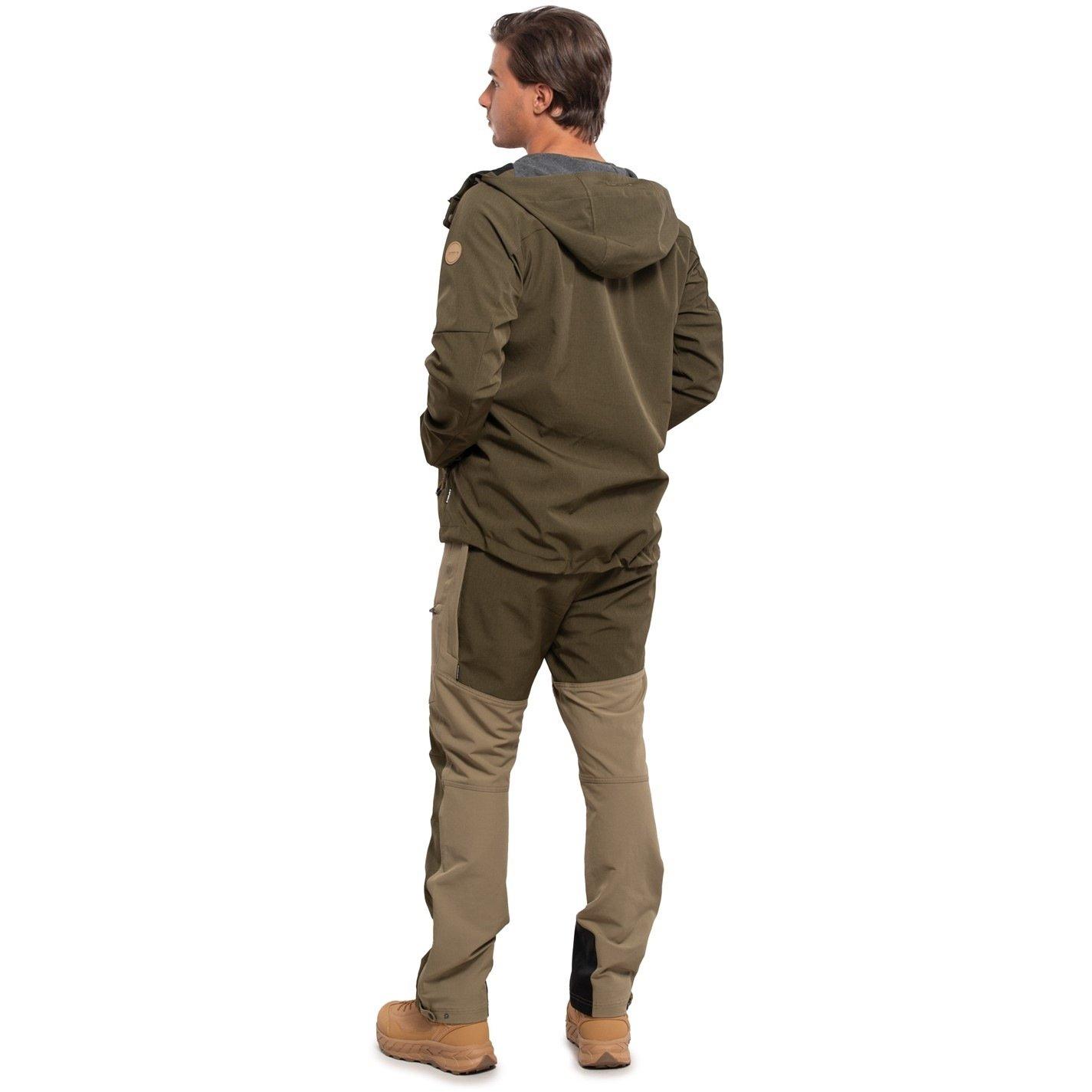Dark Olive - Icepeak - Montrose Softshell Jacket - 3