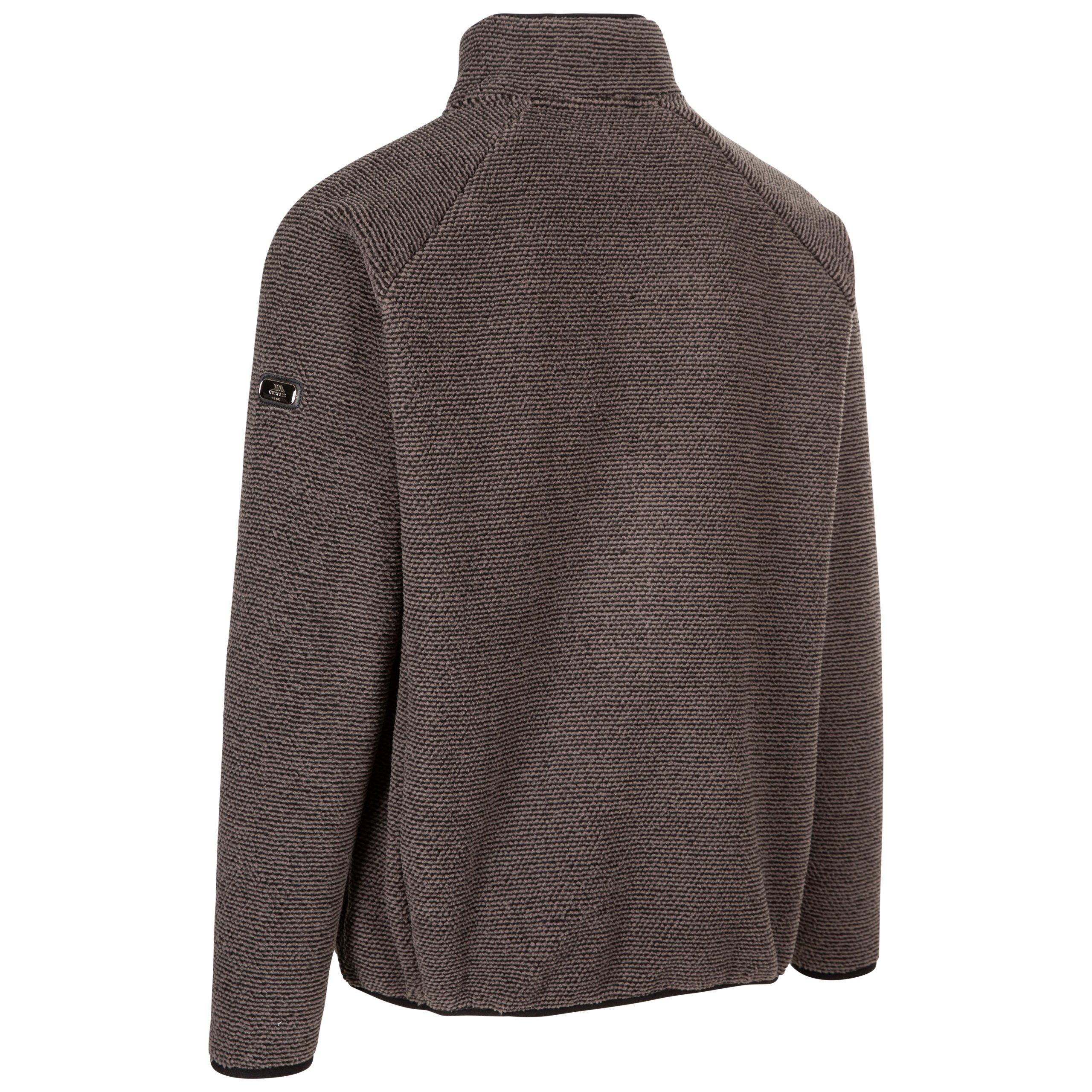 Storm Grey - Trespass - Salo Full-Zip Fleece Fabric - 2