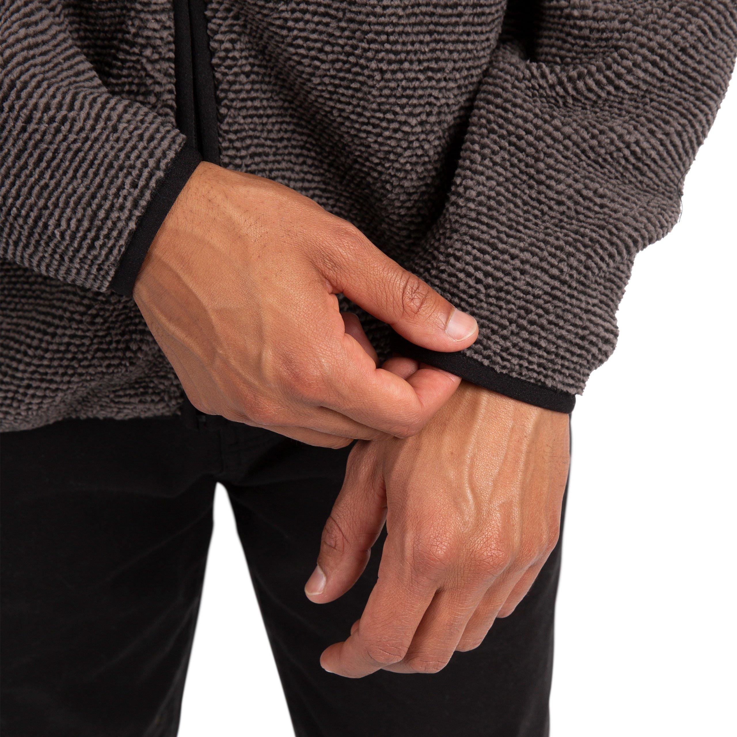 Storm Grey - Trespass - Salo Full-Zip Fleece Fabric - 5