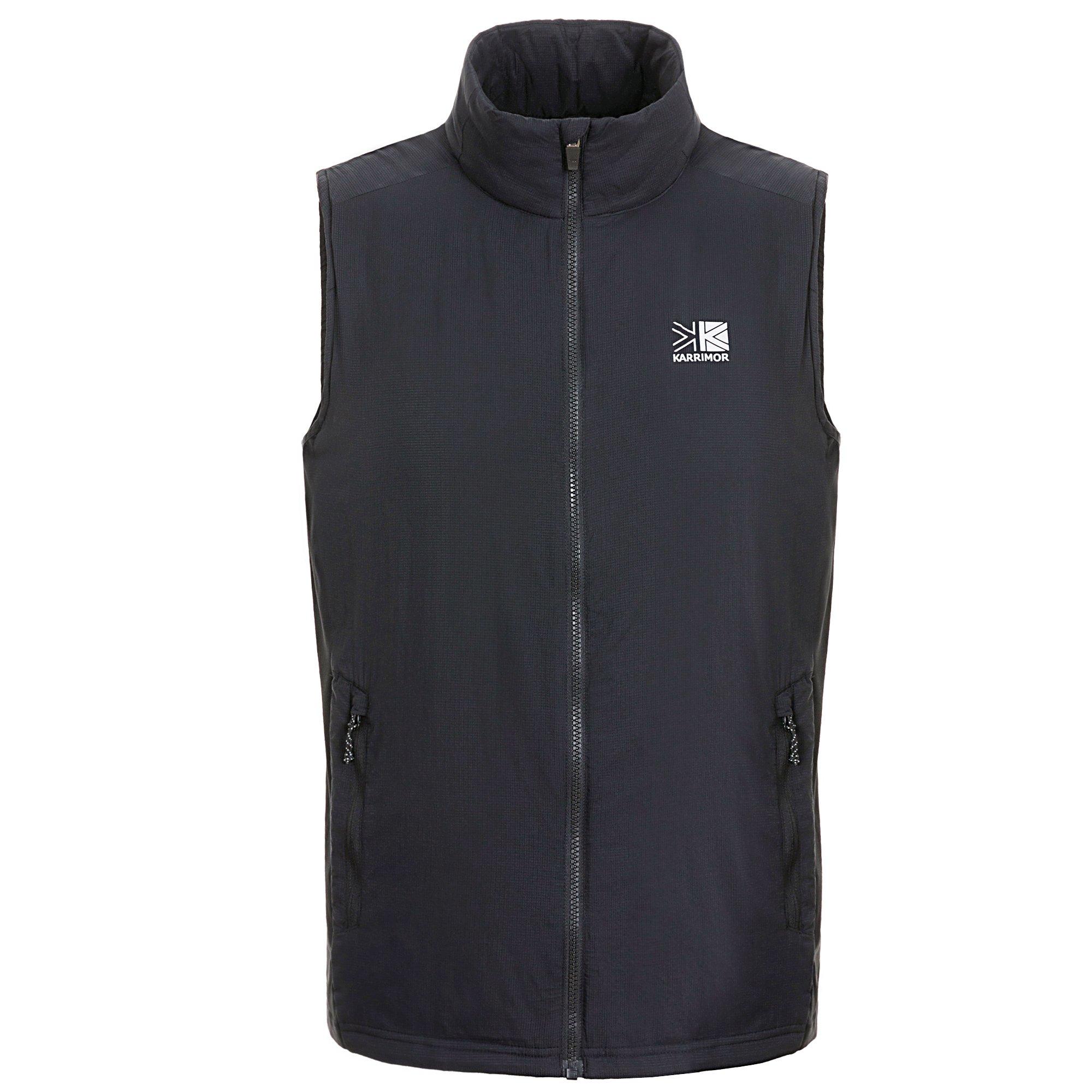 Black - Karrimor - Men's  Insulated Hybrid Windproof Water-Repellent Gilet - 1