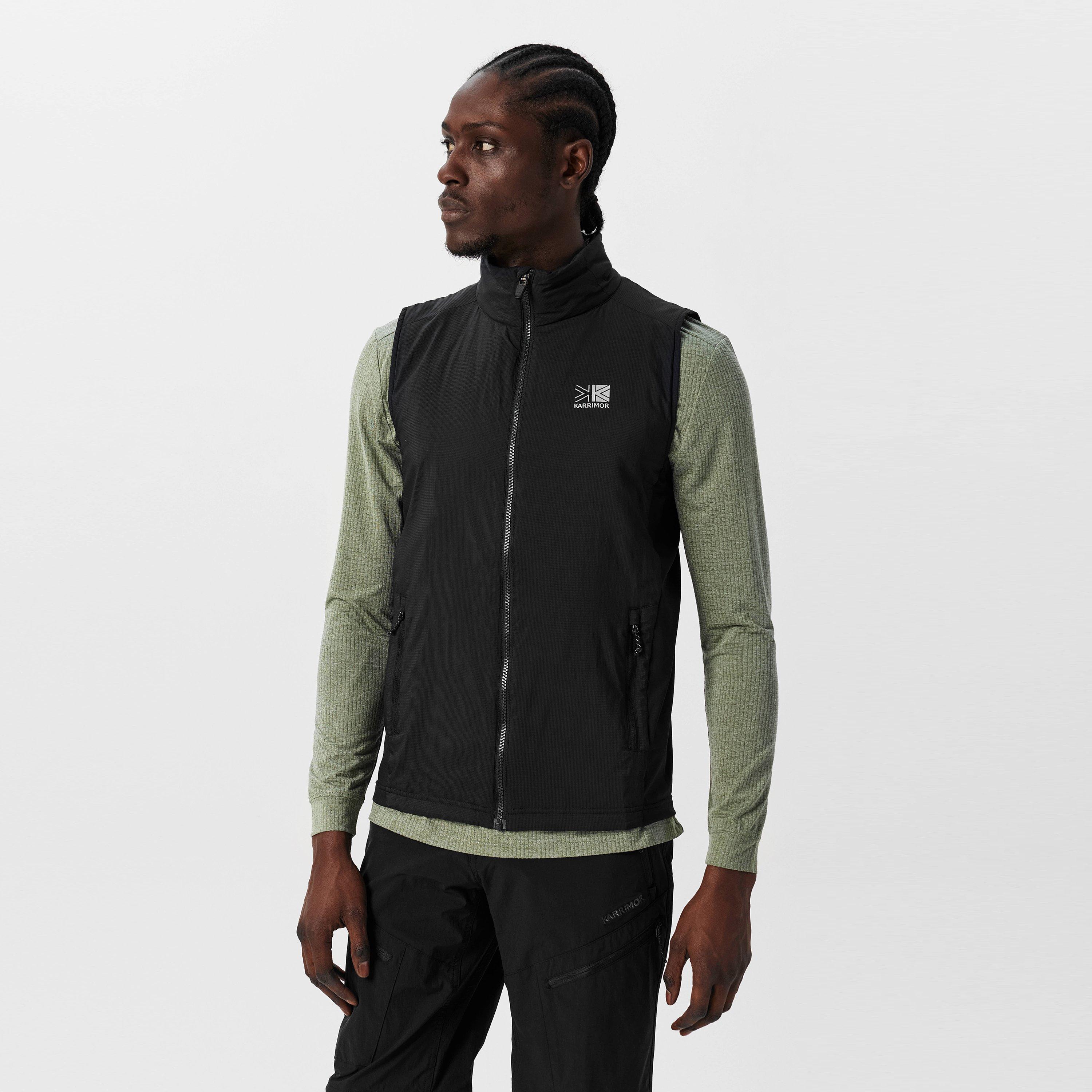 Black - Karrimor - Men's  Insulated Hybrid Windproof Water-Repellent Gilet - 3