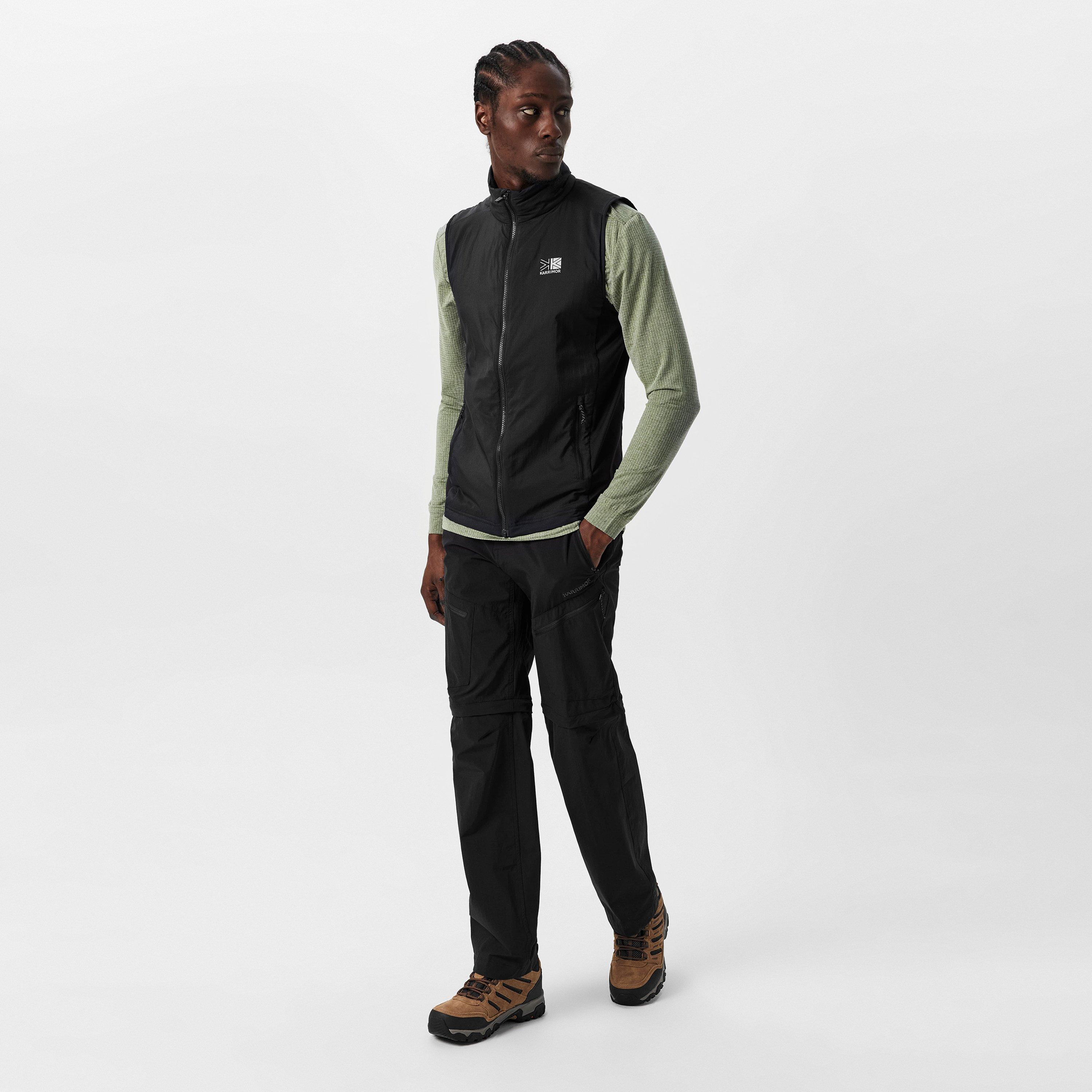 Black - Karrimor - Men's  Insulated Hybrid Windproof Water-Repellent Gilet - 6