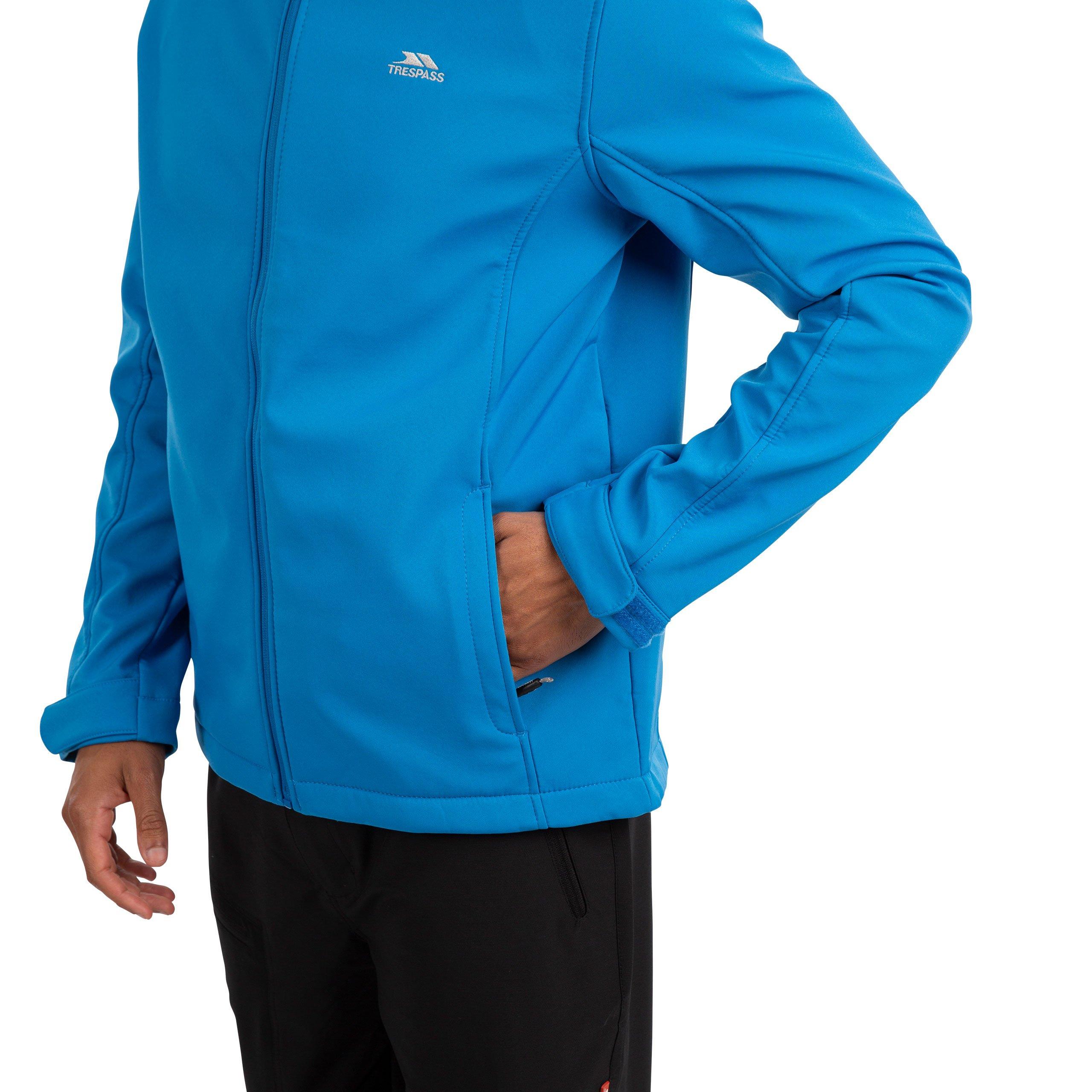 Helder Blauw - Trespass - Vander Softshell Jacket - 6