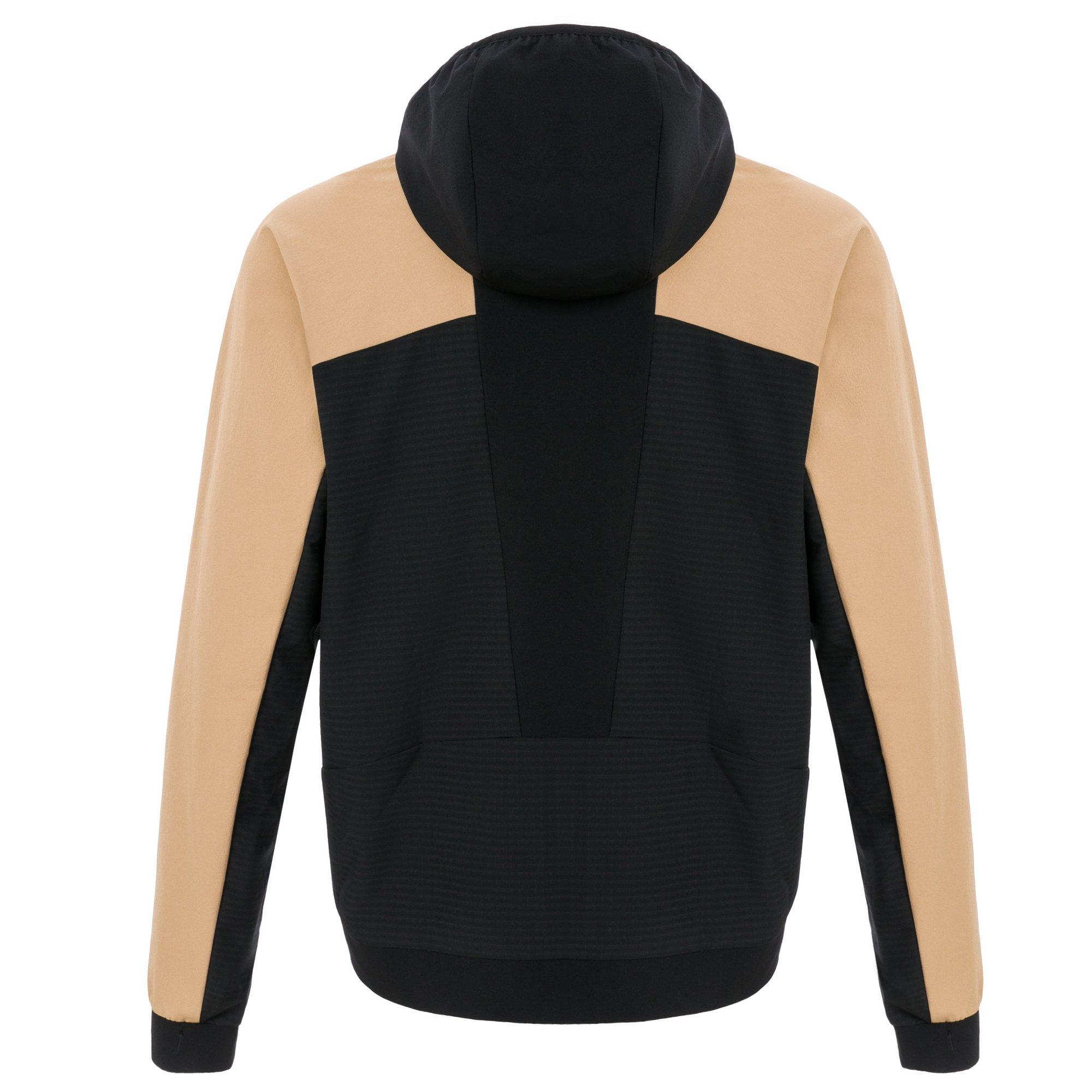 Camer/Black - Karrimor - Performance DWR Water Repellent Windproof Hooded Long Sleeve Softshell Jacket - 2