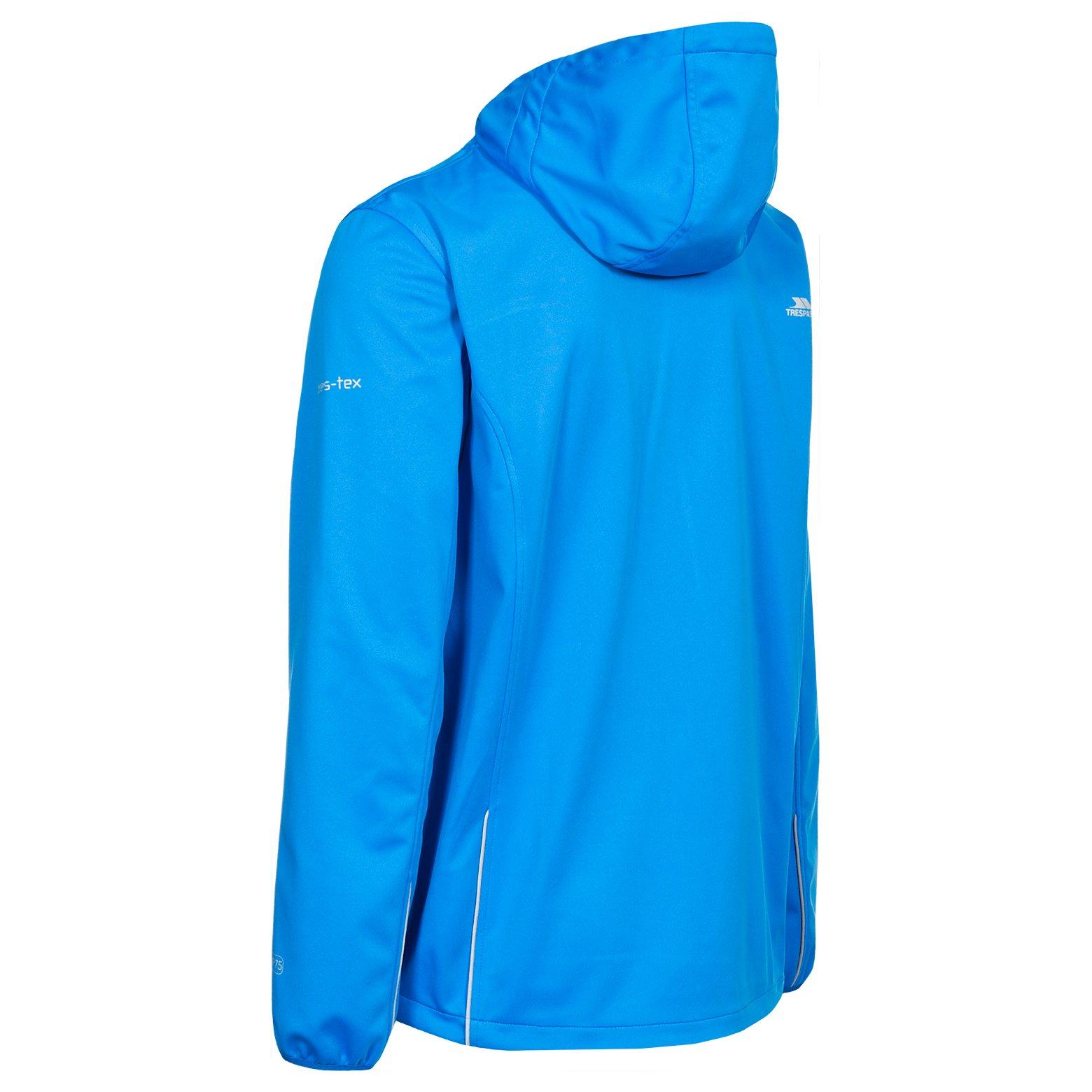 Bright Blue - Trespass - Zeek Waterproof Softshell Jacket - 4