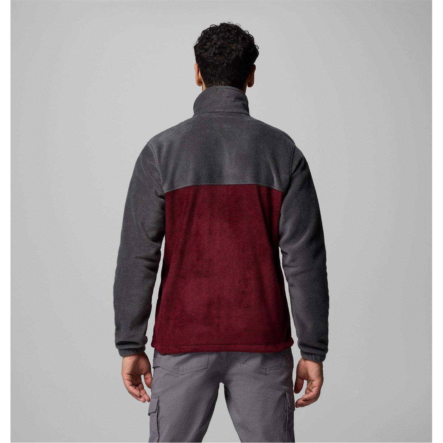 Red - Columbia - Steens Mountain Fleece Jacket Mens - 5