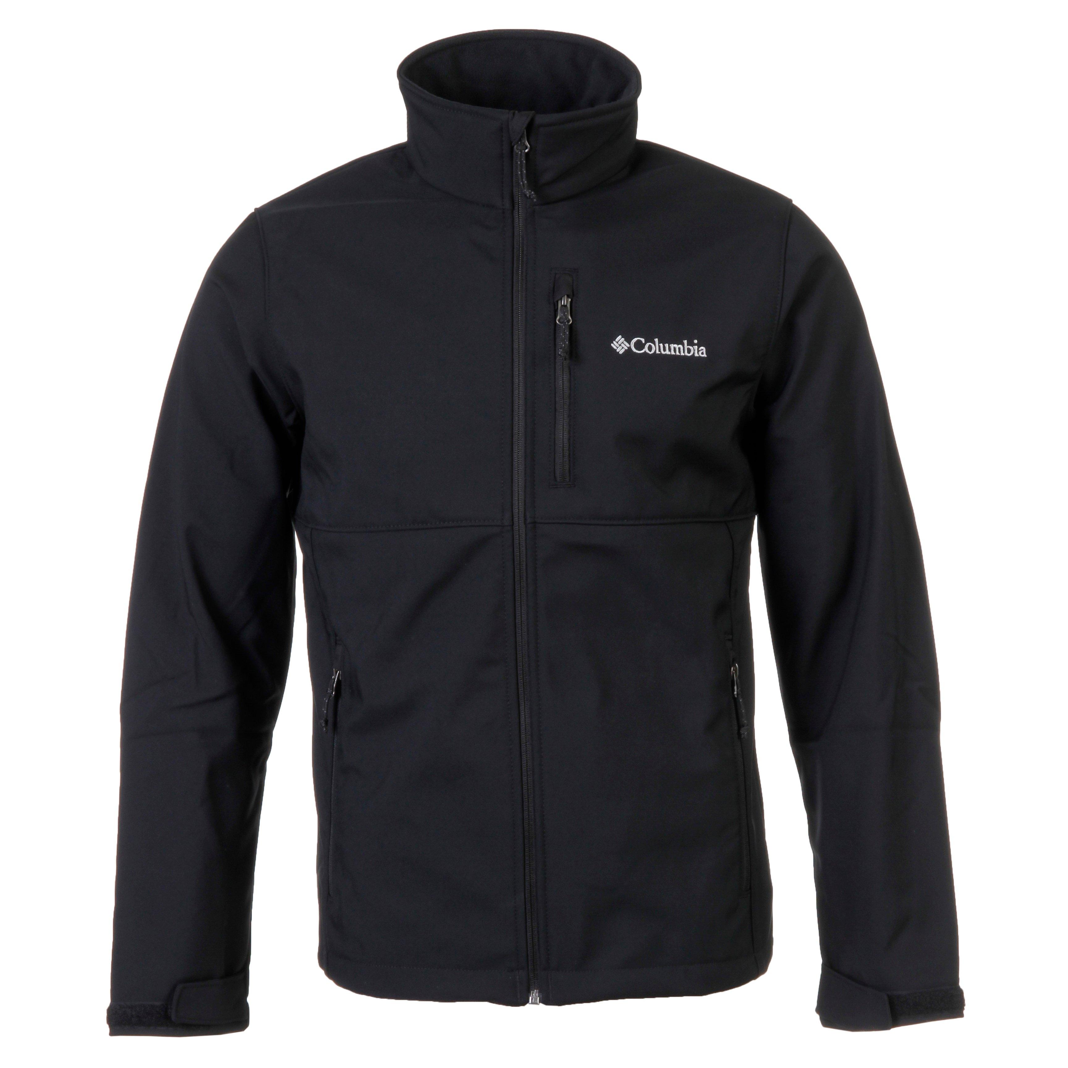 Black - Columbia - Men's Ascender Water and Wind Resistant Softshell Jacket - 1