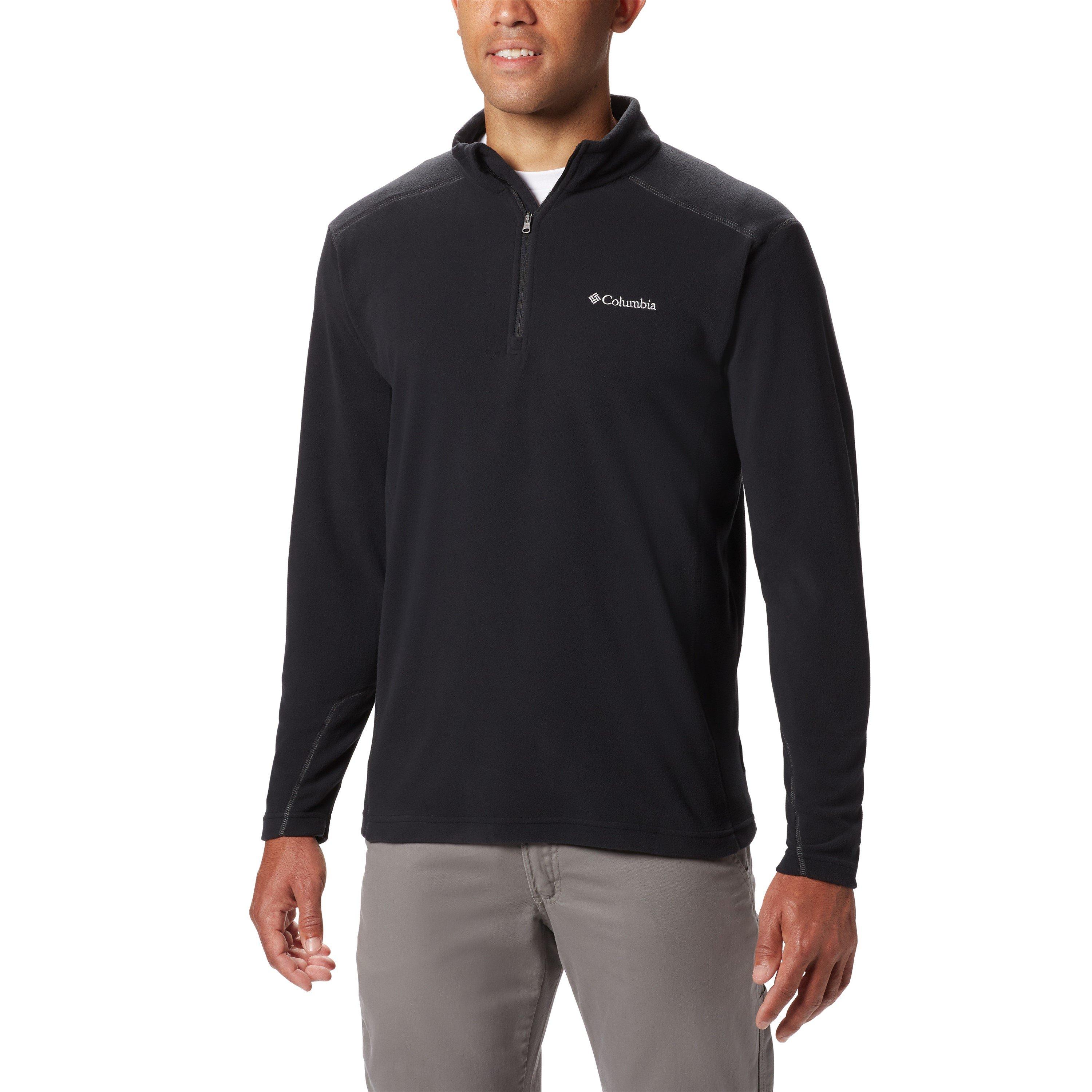 Black - Columbia - Klamath Range Half Zip Fleece Mens - 1