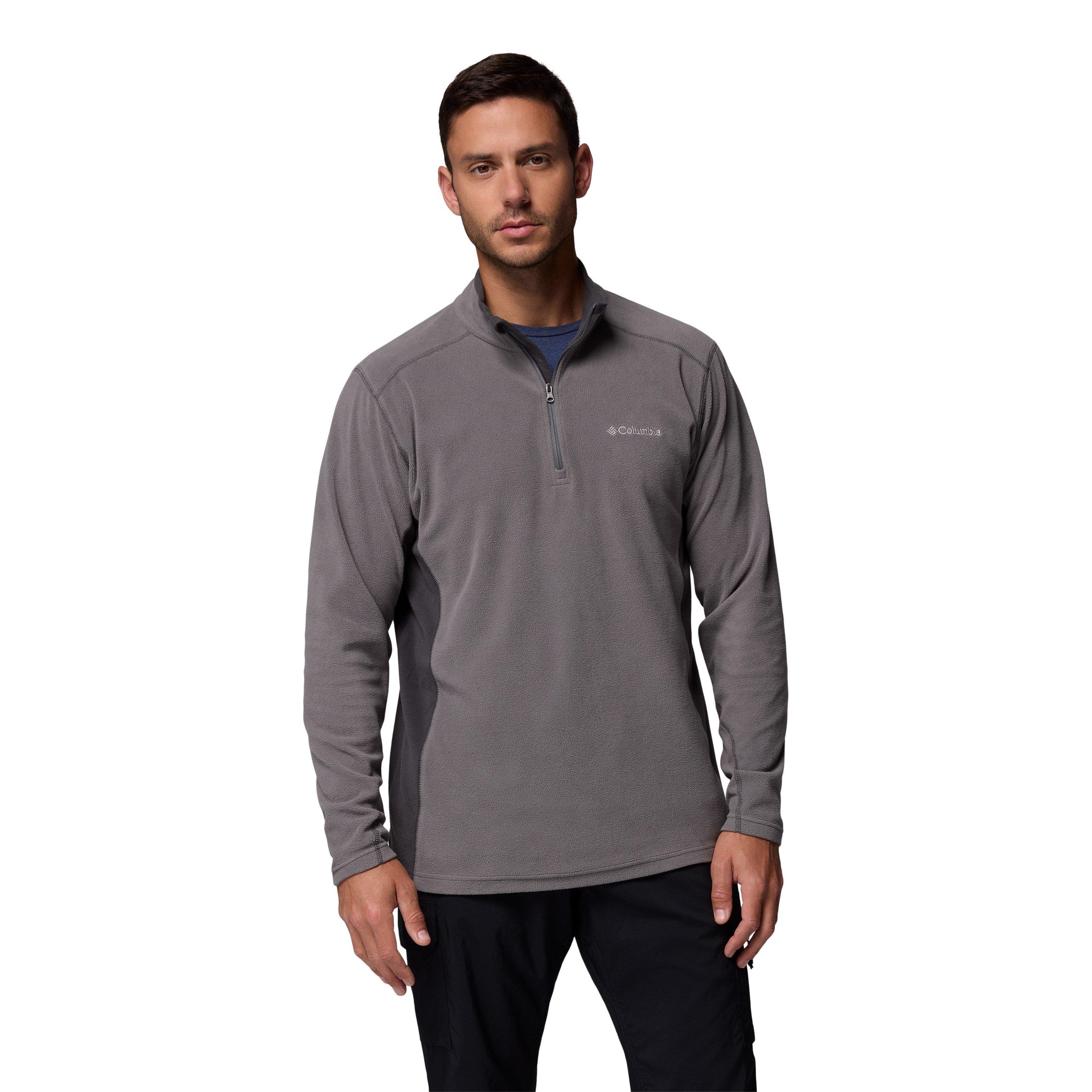 Columbia Klamath Range 2 Half Zip – Felpa In Pile Uomo, Colletto Regolabile, Mezza Cerniera, Caldo E Comodo