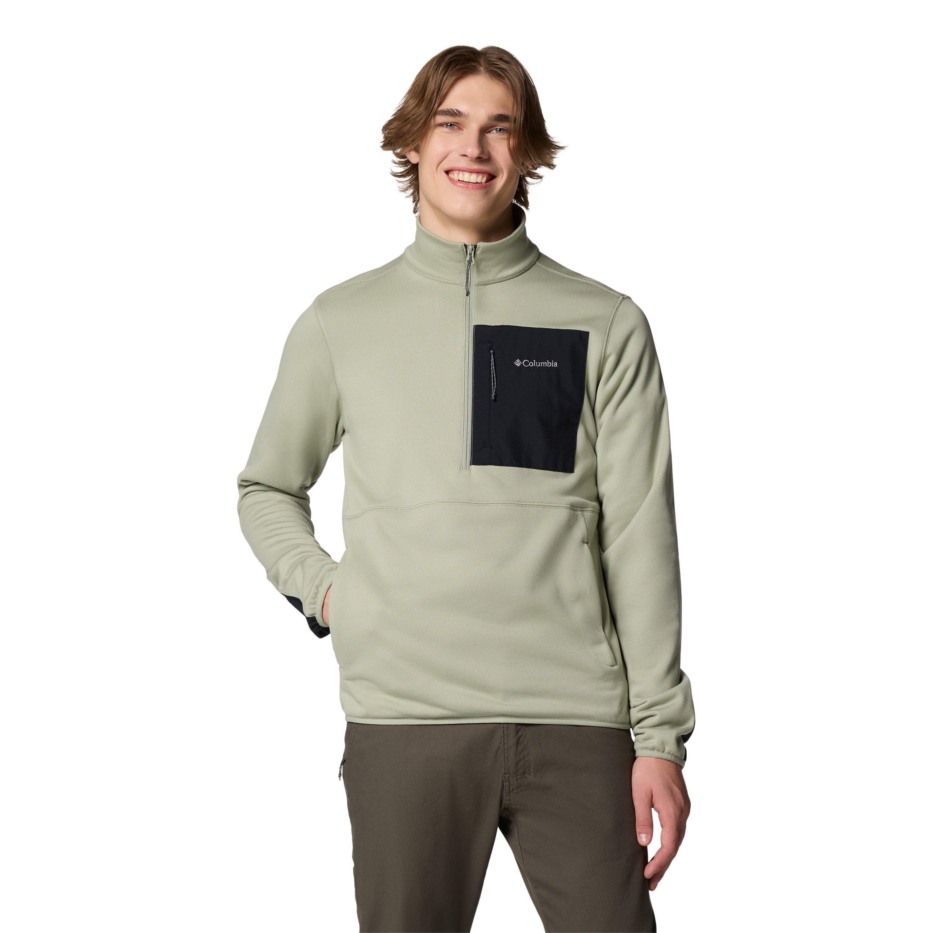 Columbia Men's Hike Technical Half Zip Fleece - Safari - X Large