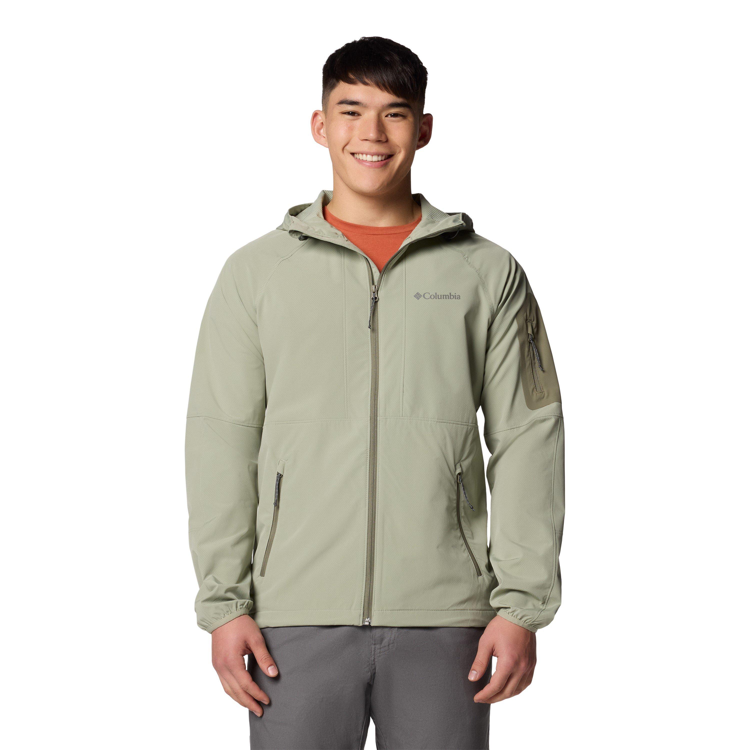 Columbia Men's Tall Heights Water Repellent Softshell Jacket - Safari - Small