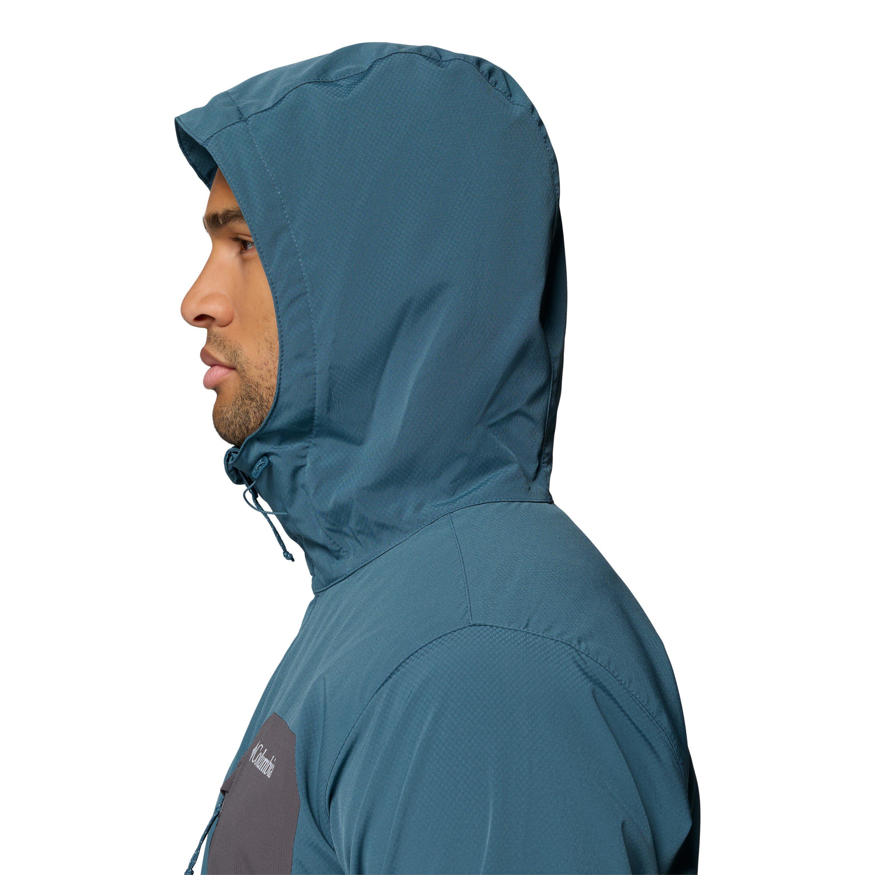 Blue - Columbia - Men's Tall Heights Water Repellent Softshell Jacket - 4