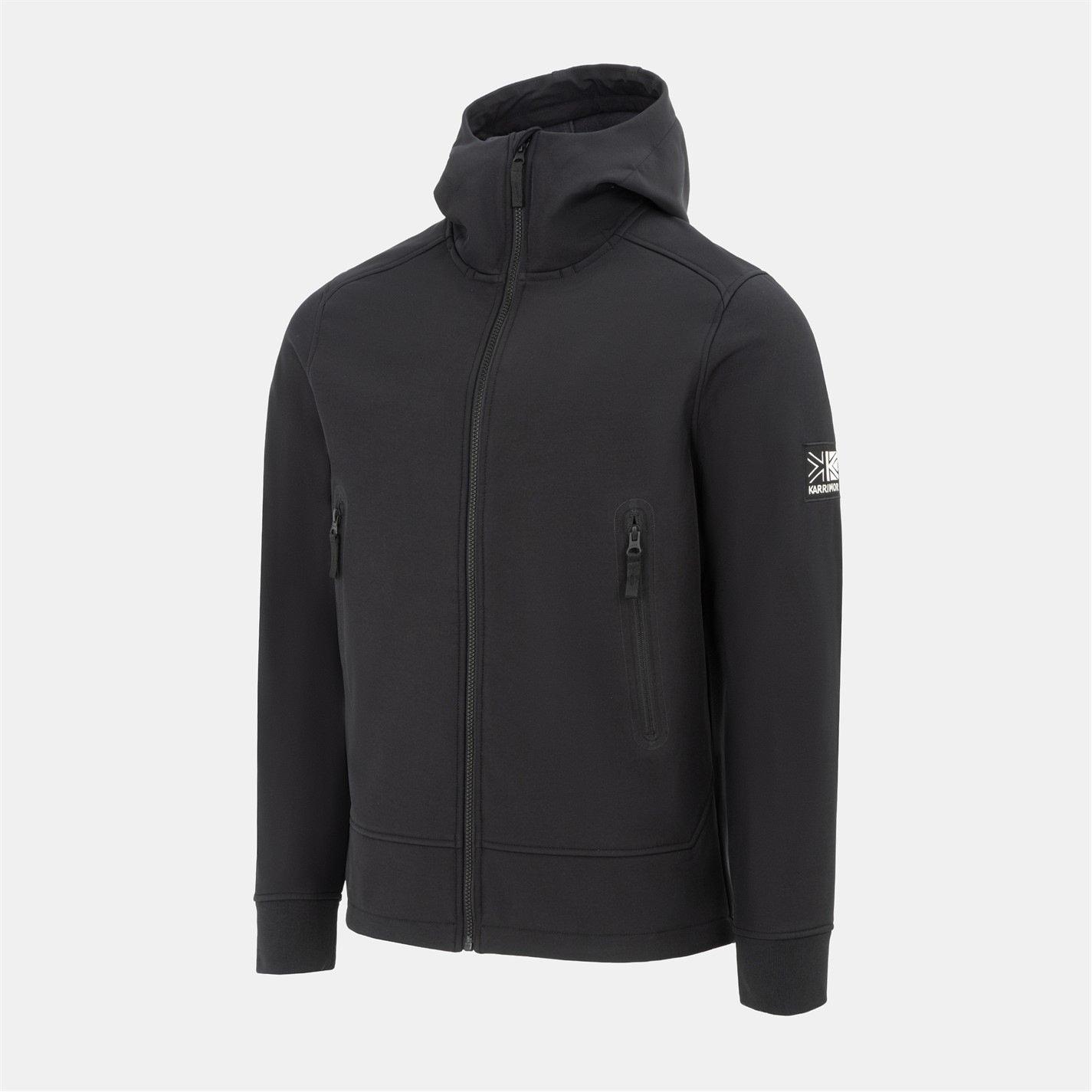 Karrimor Men's Orbit Water And Wind Resistant Softshell Jacket - Black - L