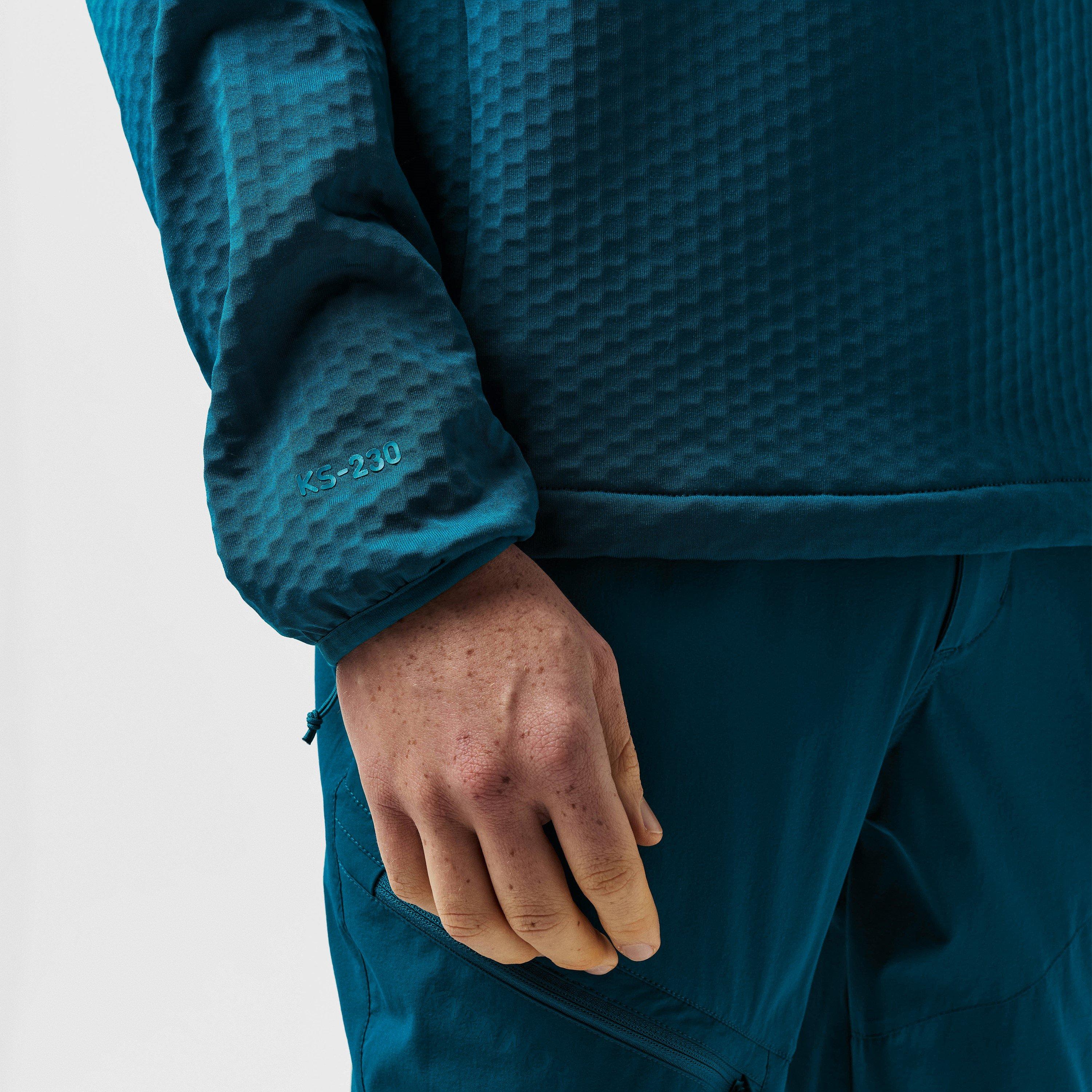 Blue - Karrimor - Grid Fleece Half Zip Jacket Mens - 6