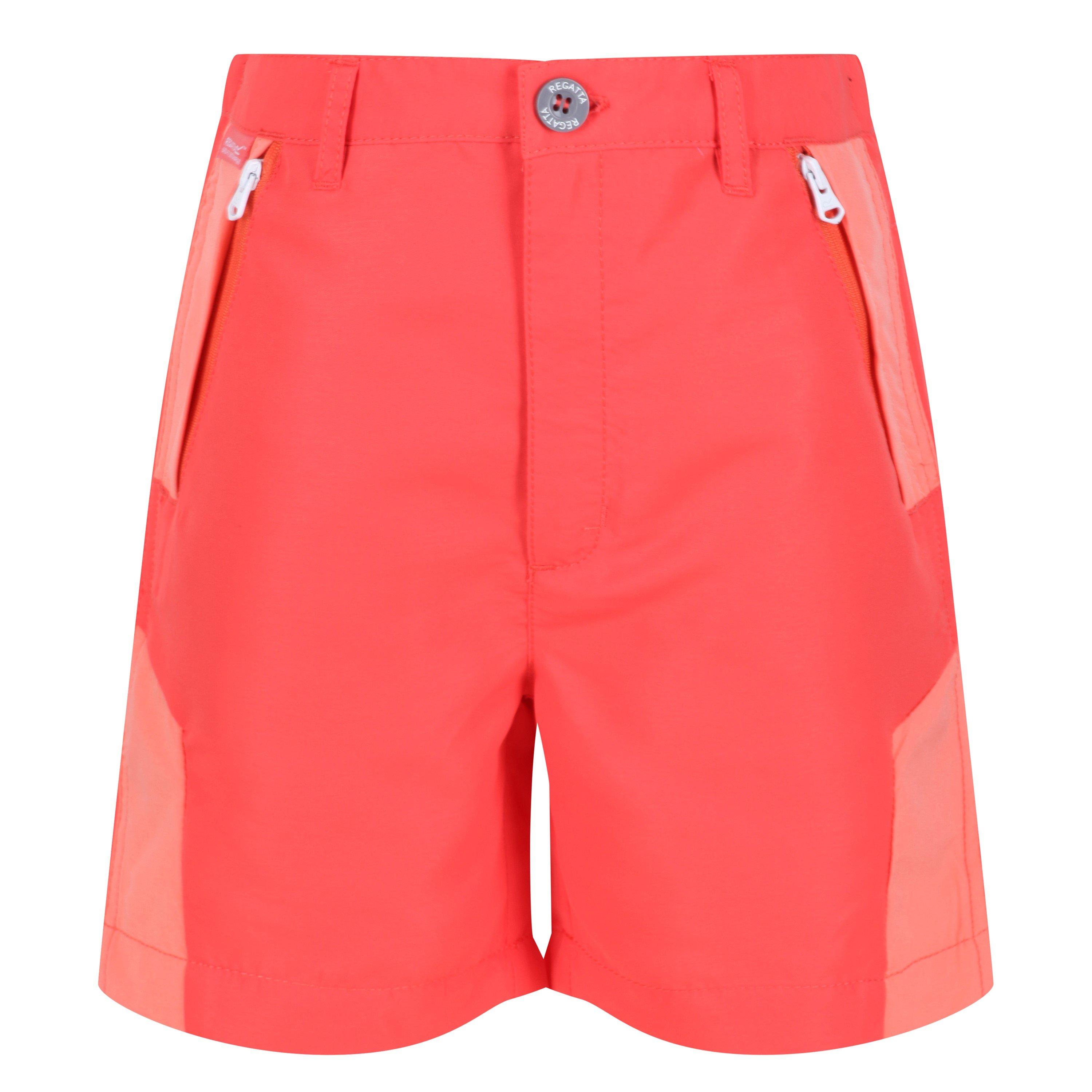 NeonPch/FusC - Regatta - Unisex Kids' SorcerMountS Walking Shorts - 1