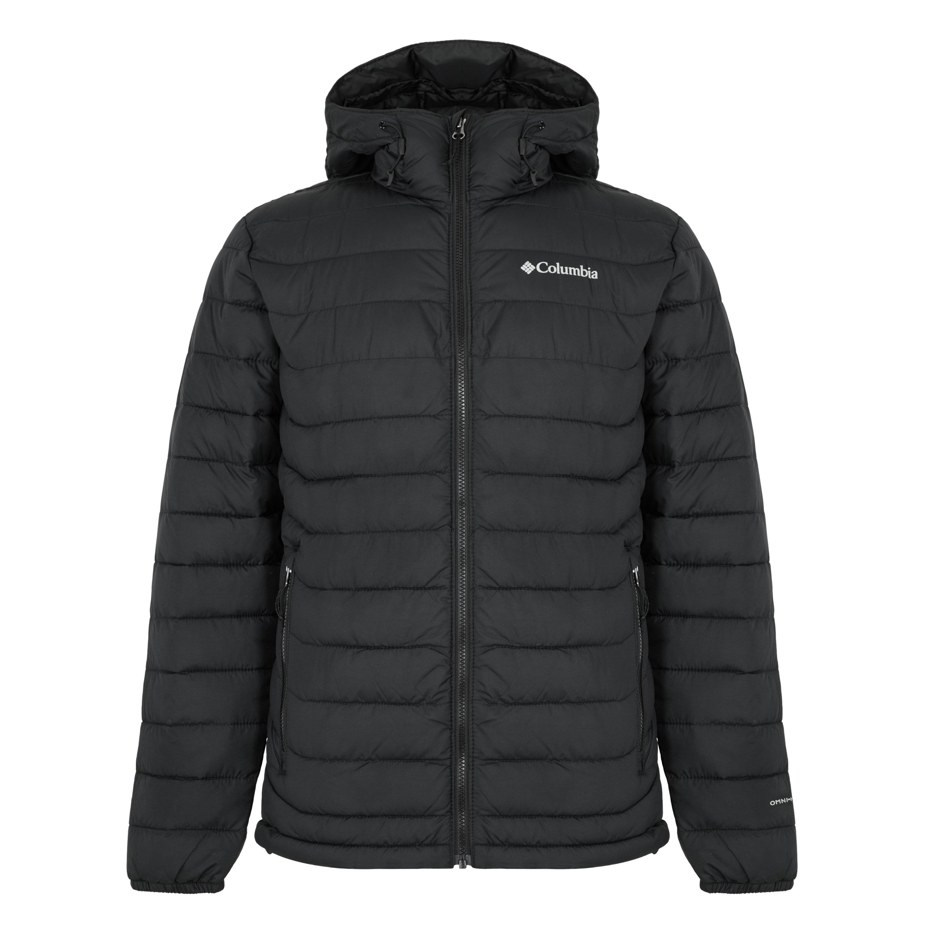 Negro - Columbia - Men's Powder Lite Water-Resistant Insulated Puffer Jacket - 1
