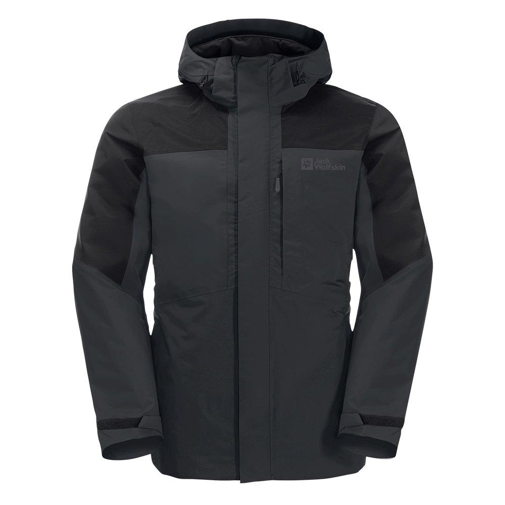 Jack Wolfskin Men's Romberg Waterproof Windproof Primaloft 3-In-1 Jacket - Phantom - Small
