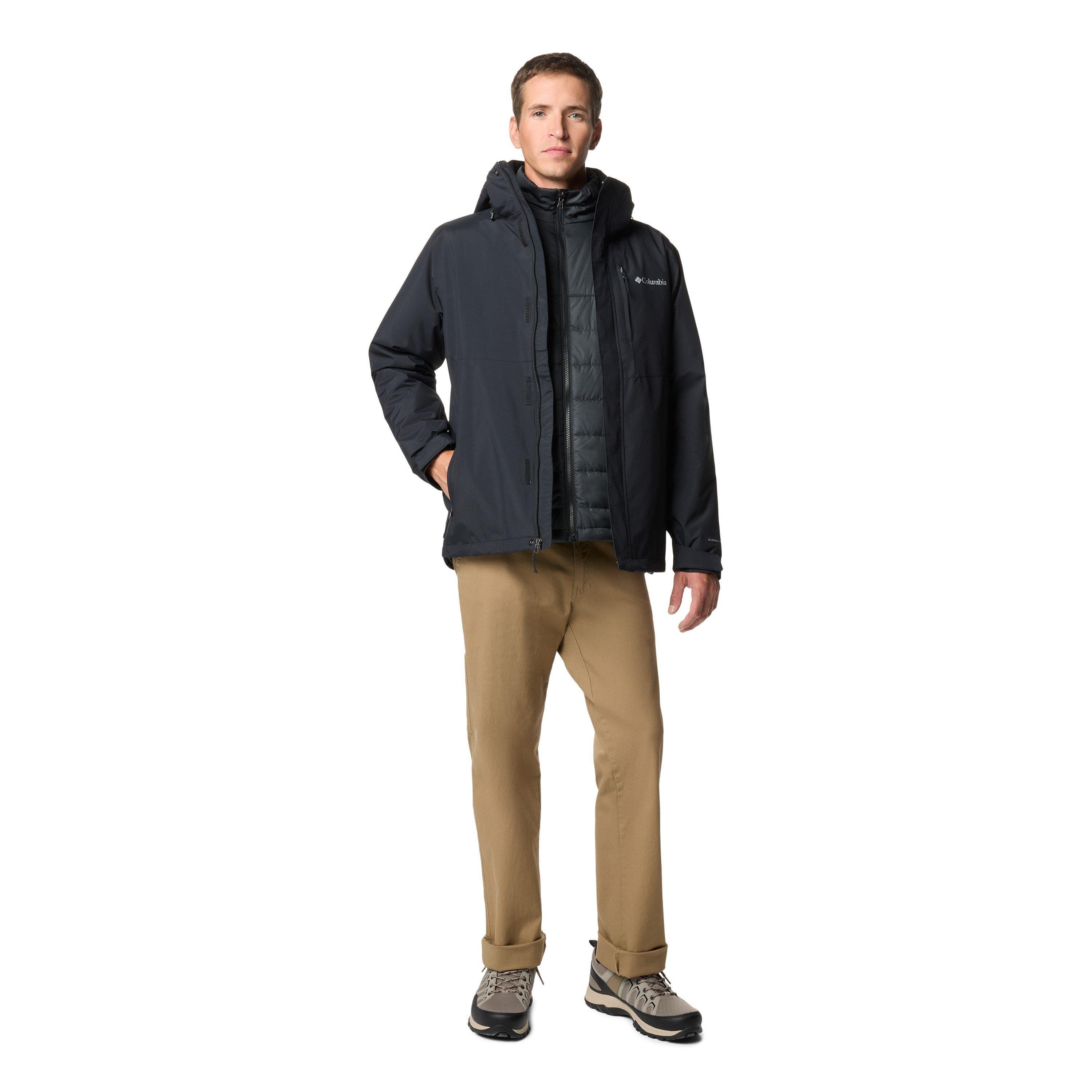 Zwart - Columbia - Element Blocker 3in1 Jacket Mens - 3