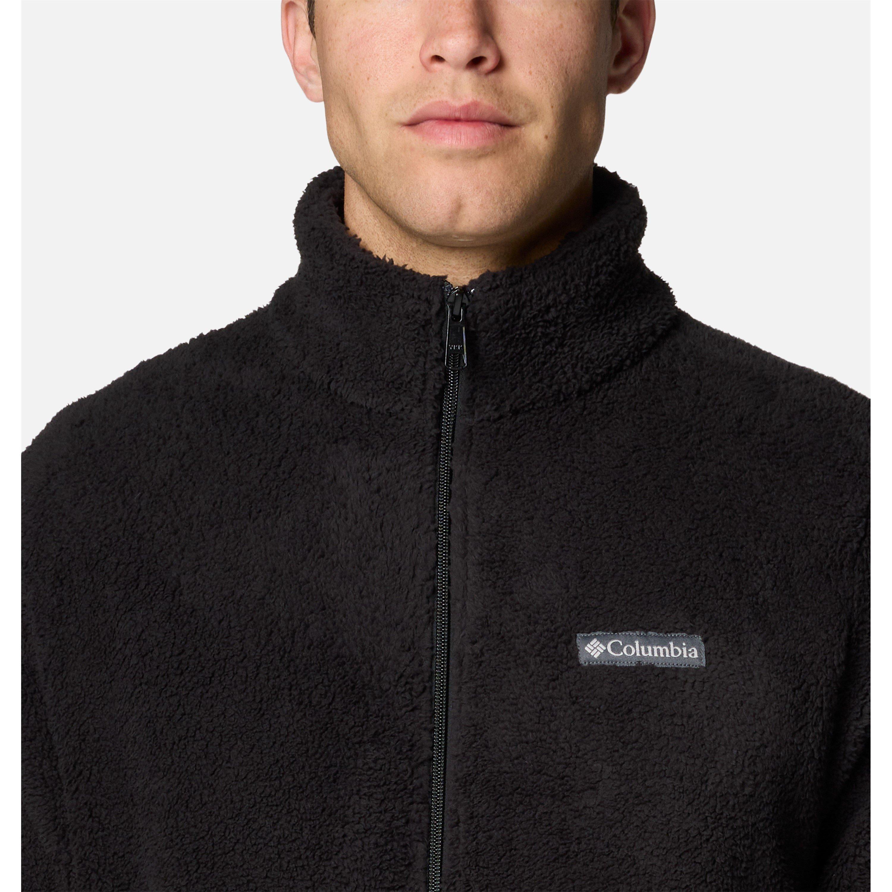 Black - Columbia - Sherpa Full-Zip Fleece Mens - 4
