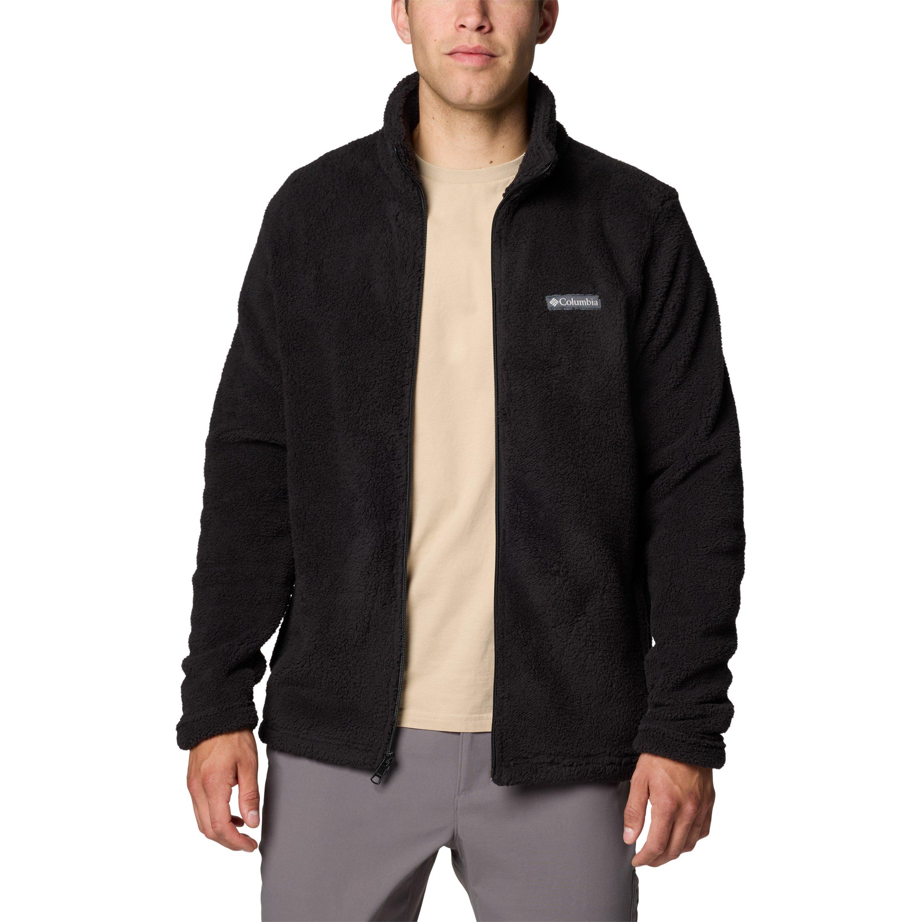 Black - Columbia - Men's Thornhead Sherpa Full Zip Fleece - 6