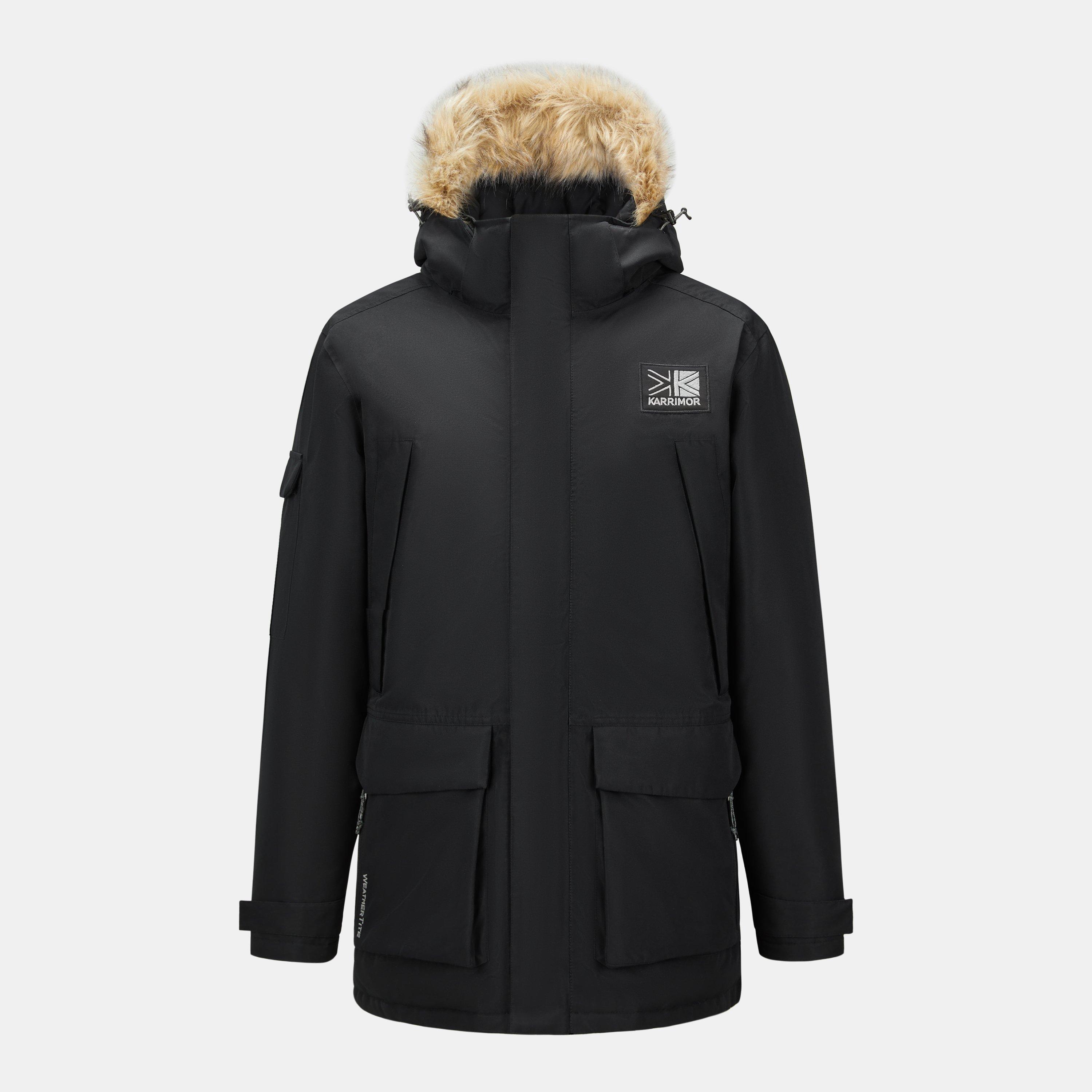 Black - Karrimor - Mens Urban Waterproof Windproof Parka