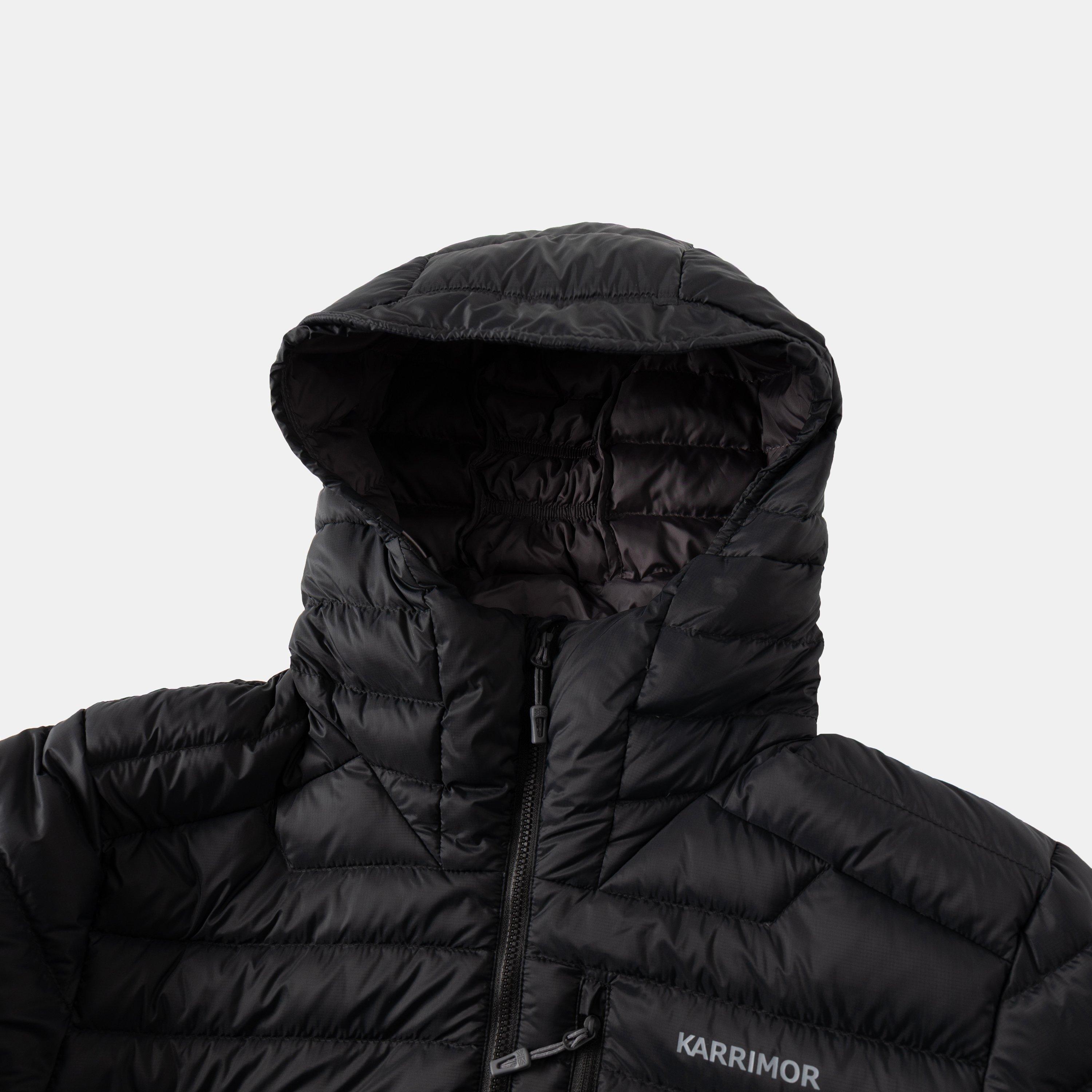 Black - Karrimor - Mens Alpiniste Wind Resistant Duck Down 600 Fill Power Down Jacket - 3