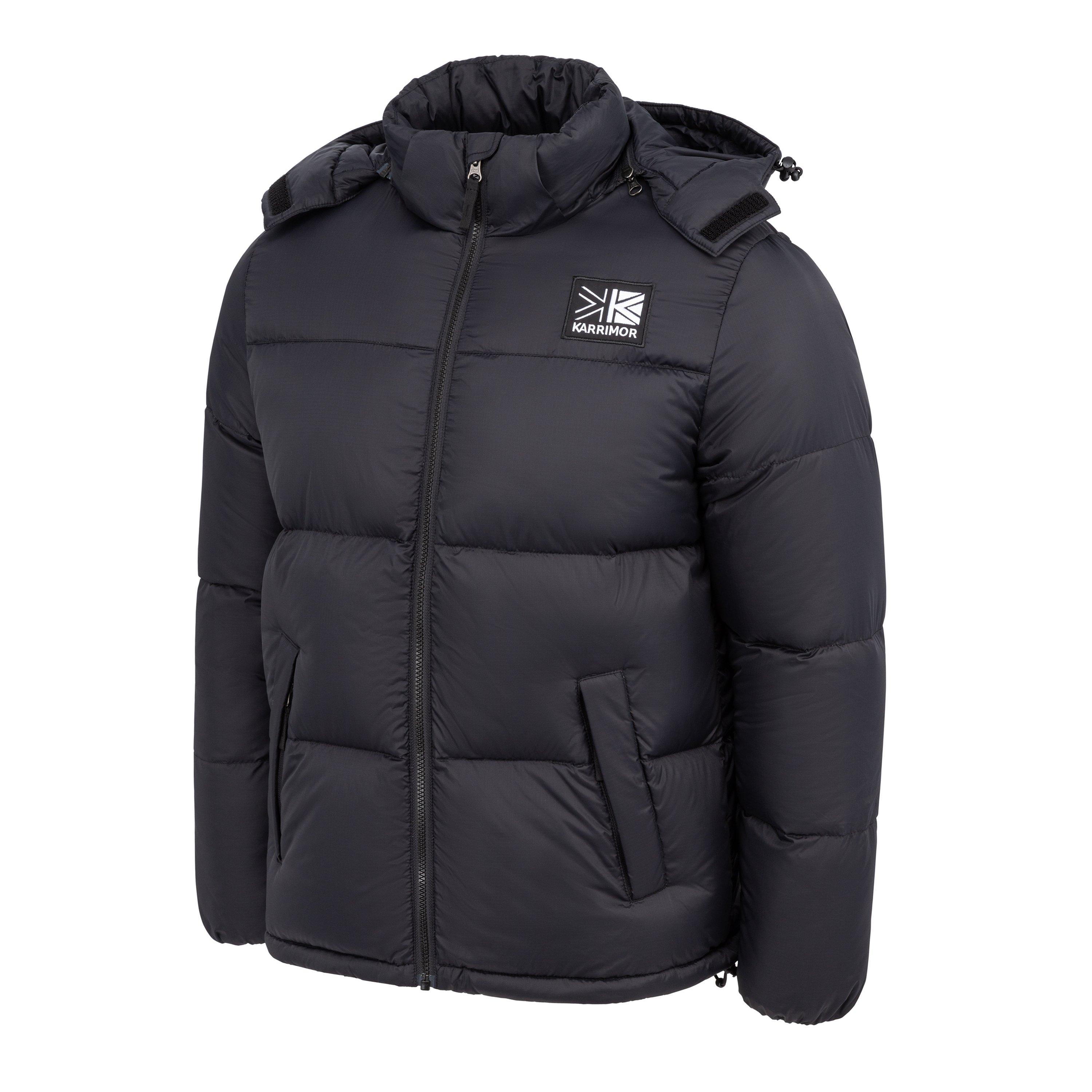 Crna - Karrimor - Base Camp Wind Resistant Duck Down Detachable Hood Long Sleeve Down Jacket - 3