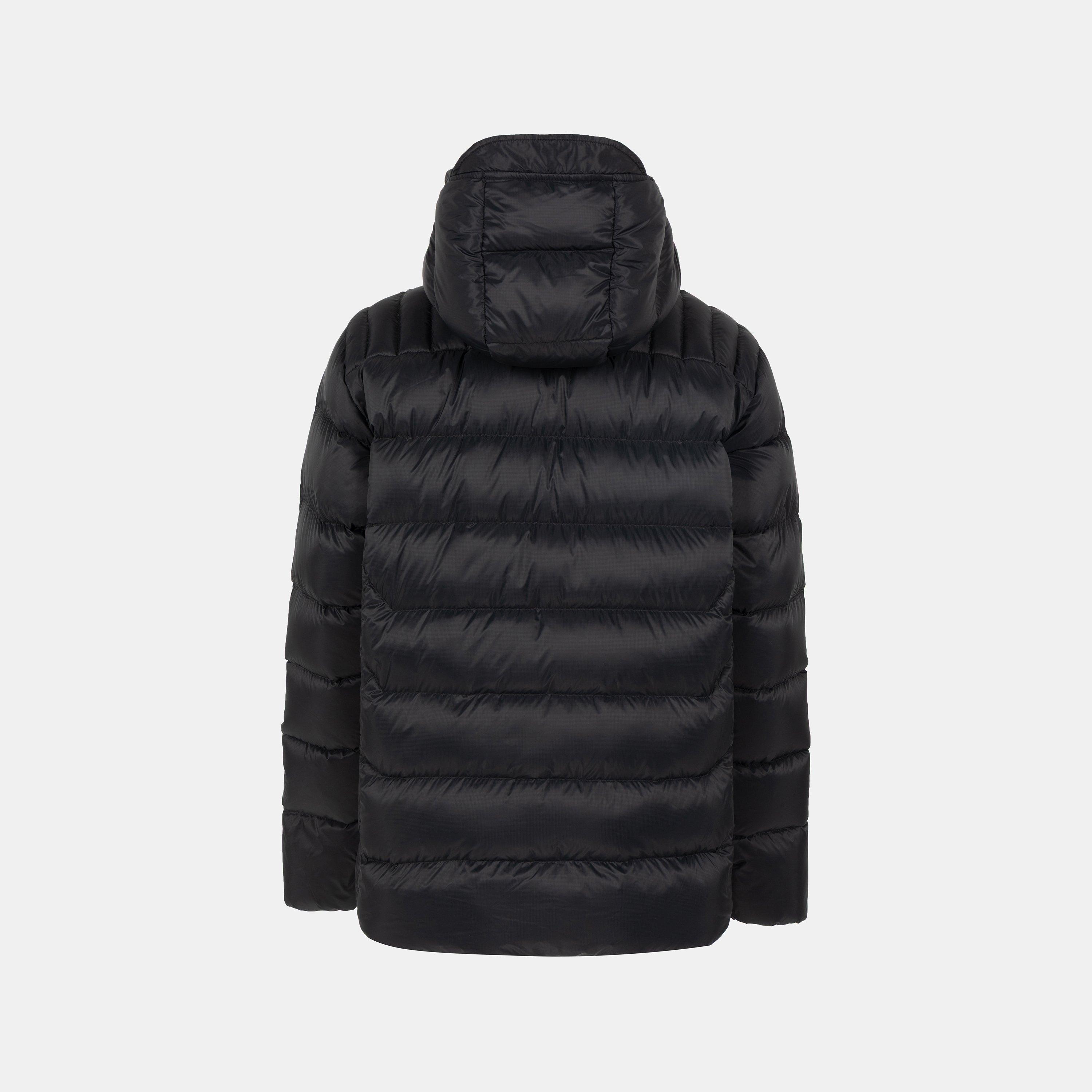 Black - Karrimor - Mens  Alpiniste Wind Resistant Duck Down Hooded Down Jacket - 2