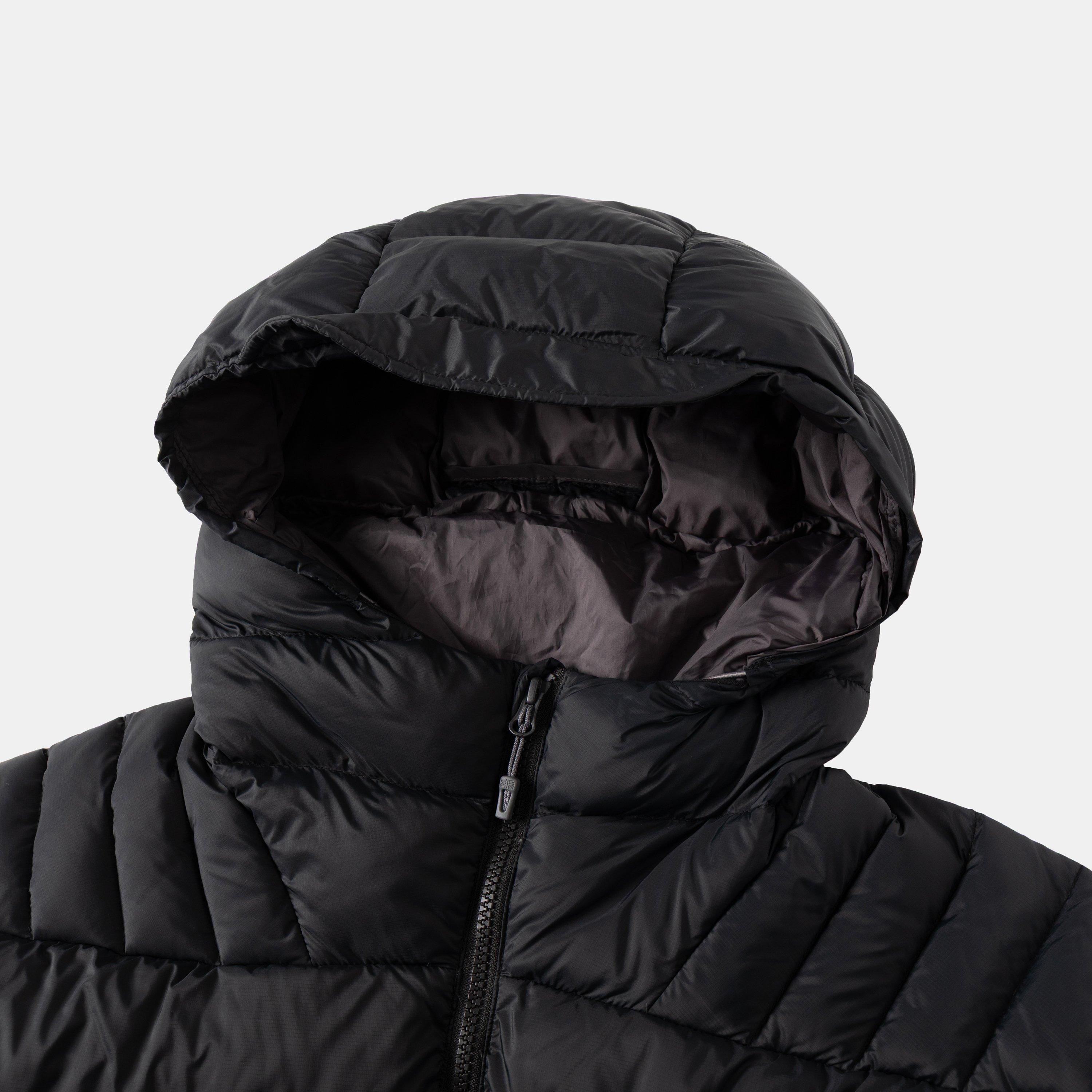 Black - Karrimor - Mens  Alpiniste Wind Resistant Duck Down Hooded Down Jacket - 3