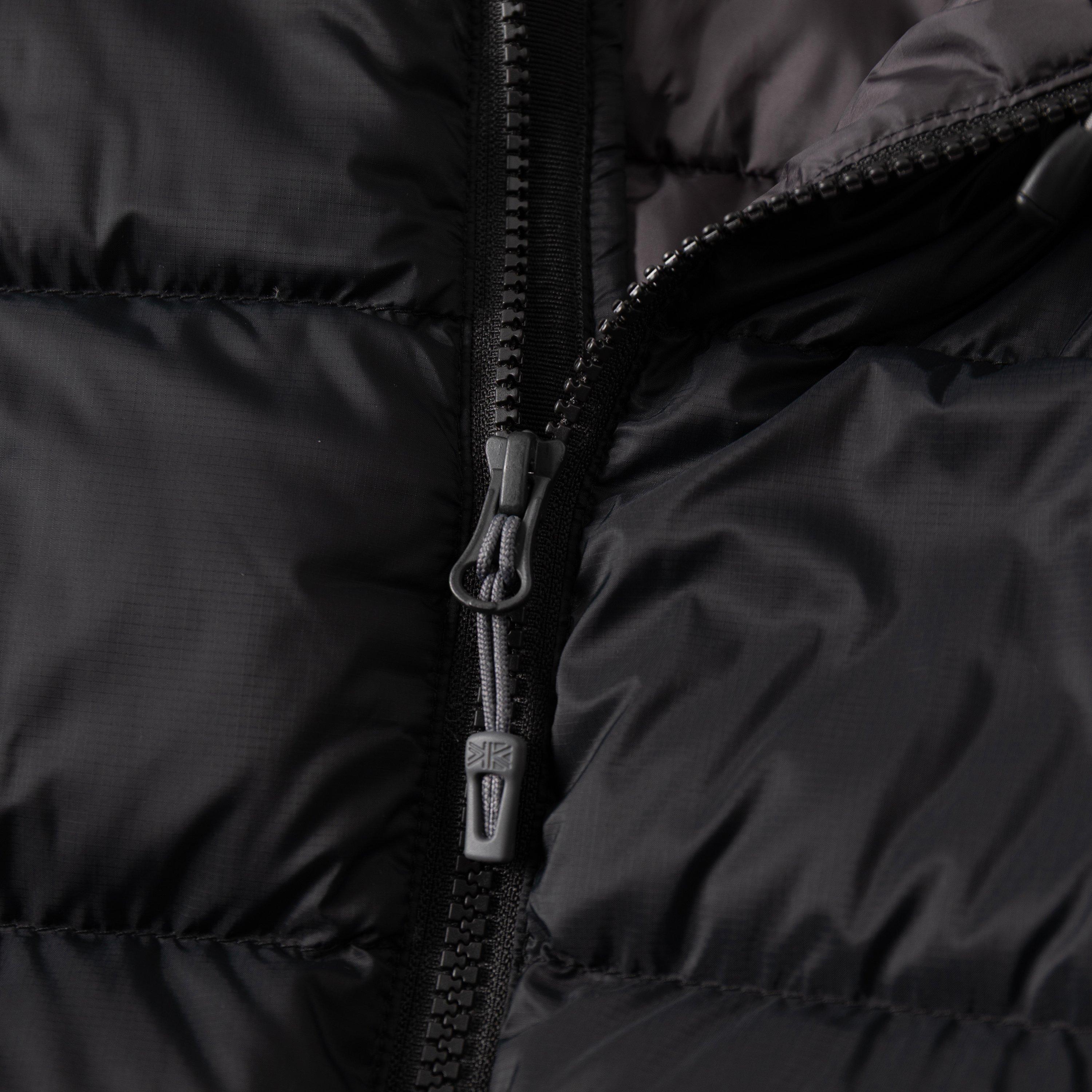 Black - Karrimor - Mens  Alpiniste Wind Resistant Duck Down Hooded Down Jacket - 4