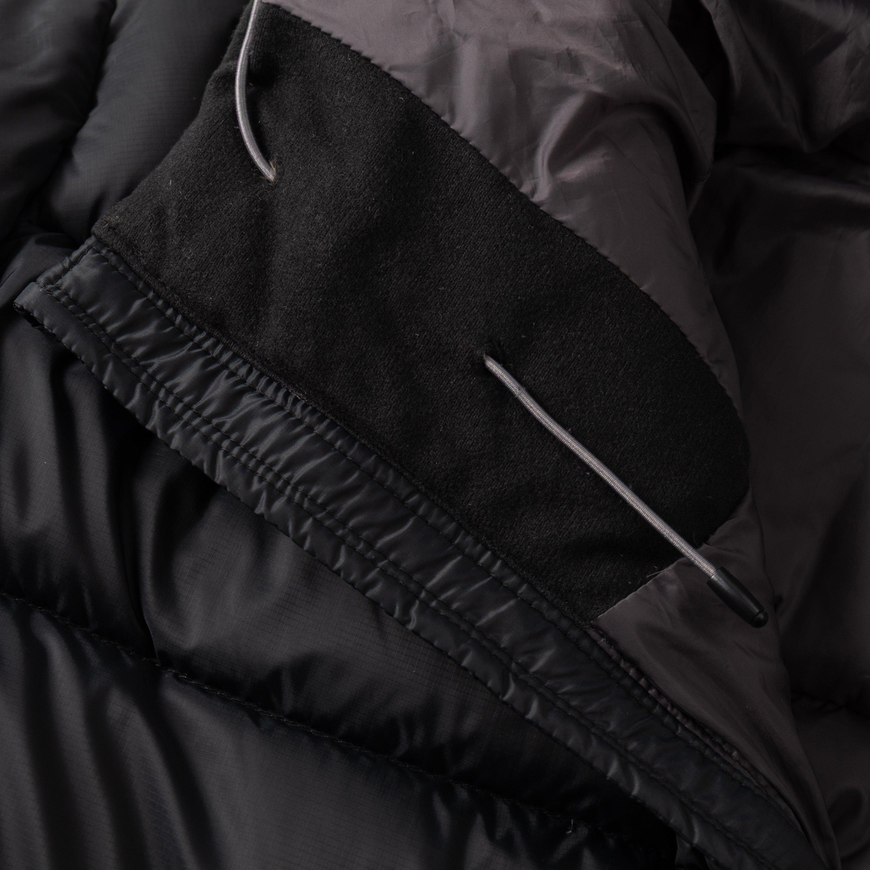 Black - Karrimor - Mens  Alpiniste Wind Resistant Duck Down Hooded Down Jacket - 5