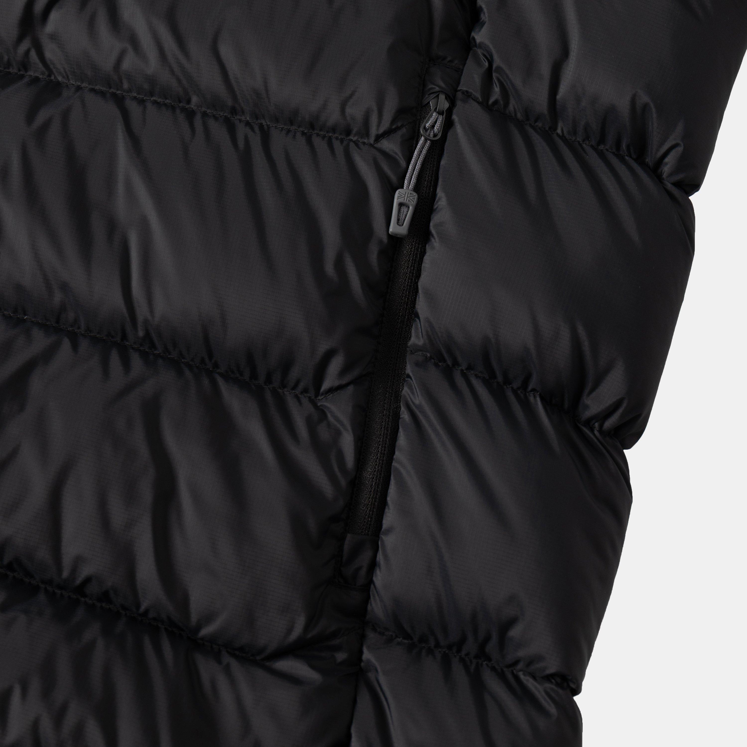 Black - Karrimor - Mens  Alpiniste Wind Resistant Duck Down Hooded Down Jacket - 6